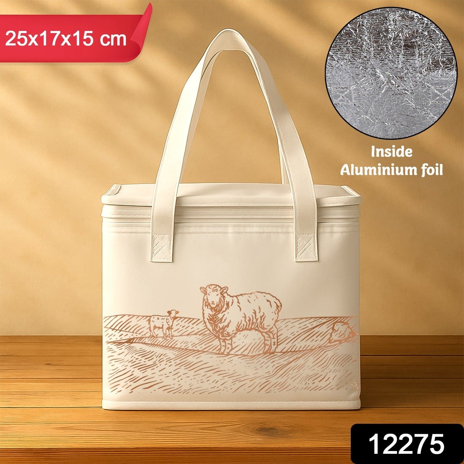 Insulated Thermal Lunch Bag 1 Pc thumbnail 1