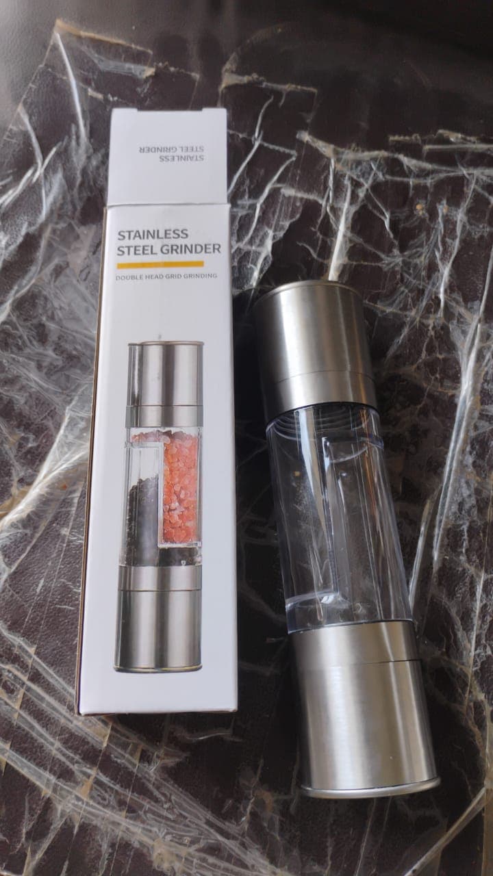 2 In 1 Stainless Steel Salt And Pepper Grinder thumbnail 10