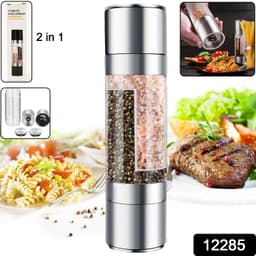 2 In 1 Stainless Steel Salt And Pepper Grinder
