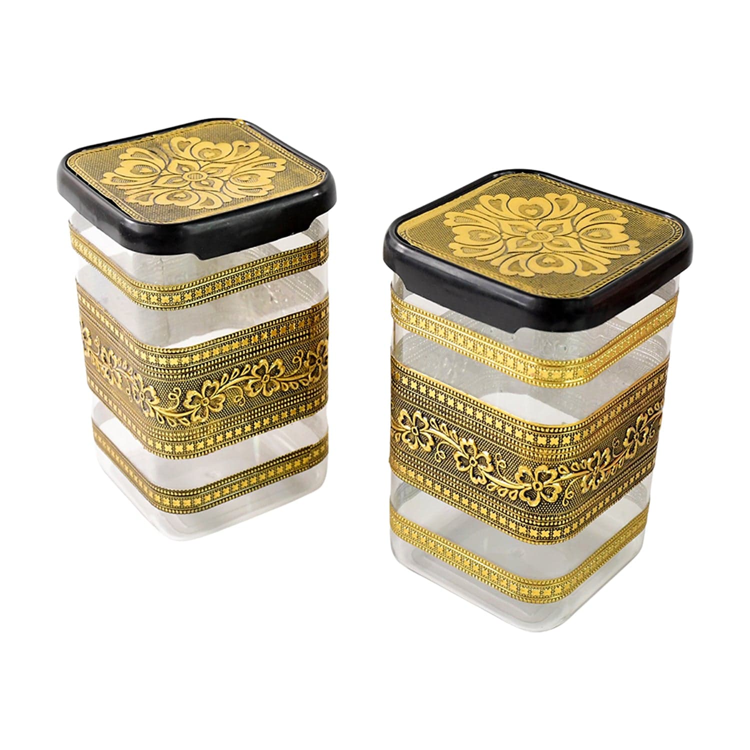 Plastic Rajwadi Container 2pcs set 1100ml thumbnail 5