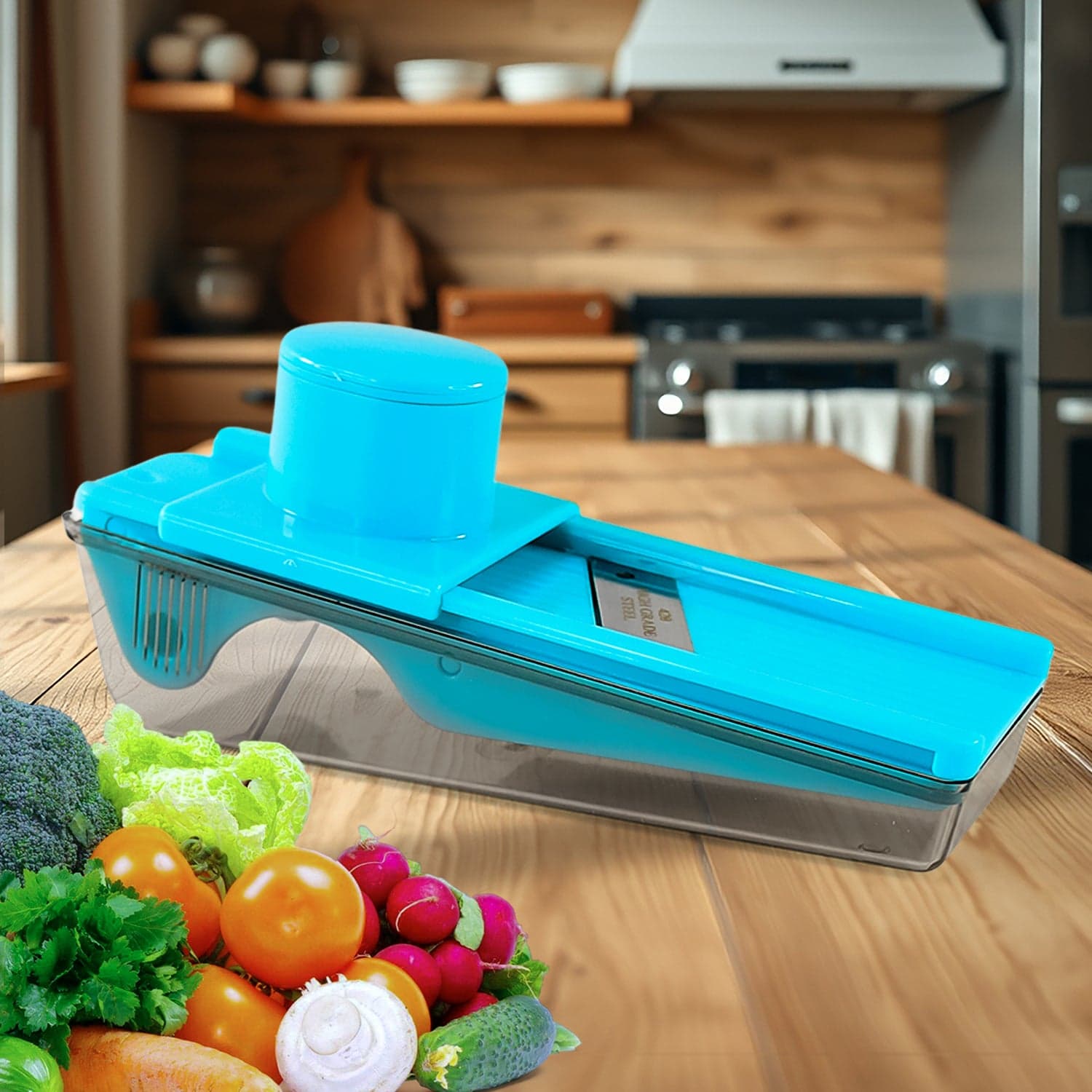 2-in-1 Multipurpose Vegetable & Dry Fruit Slicer (1 Pc) thumbnail 1