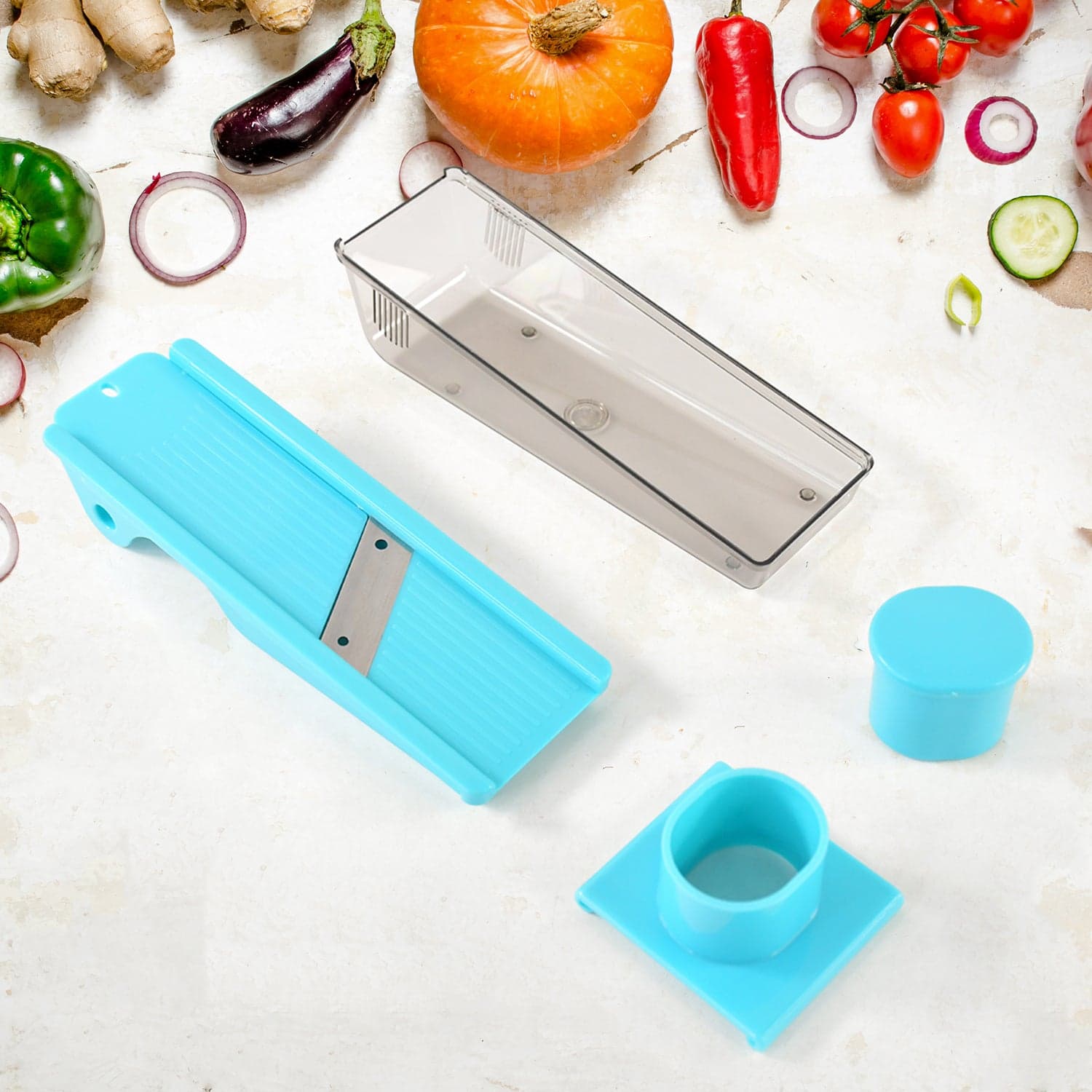2-in-1 Multipurpose Vegetable & Dry Fruit Slicer (1 Pc) thumbnail 3