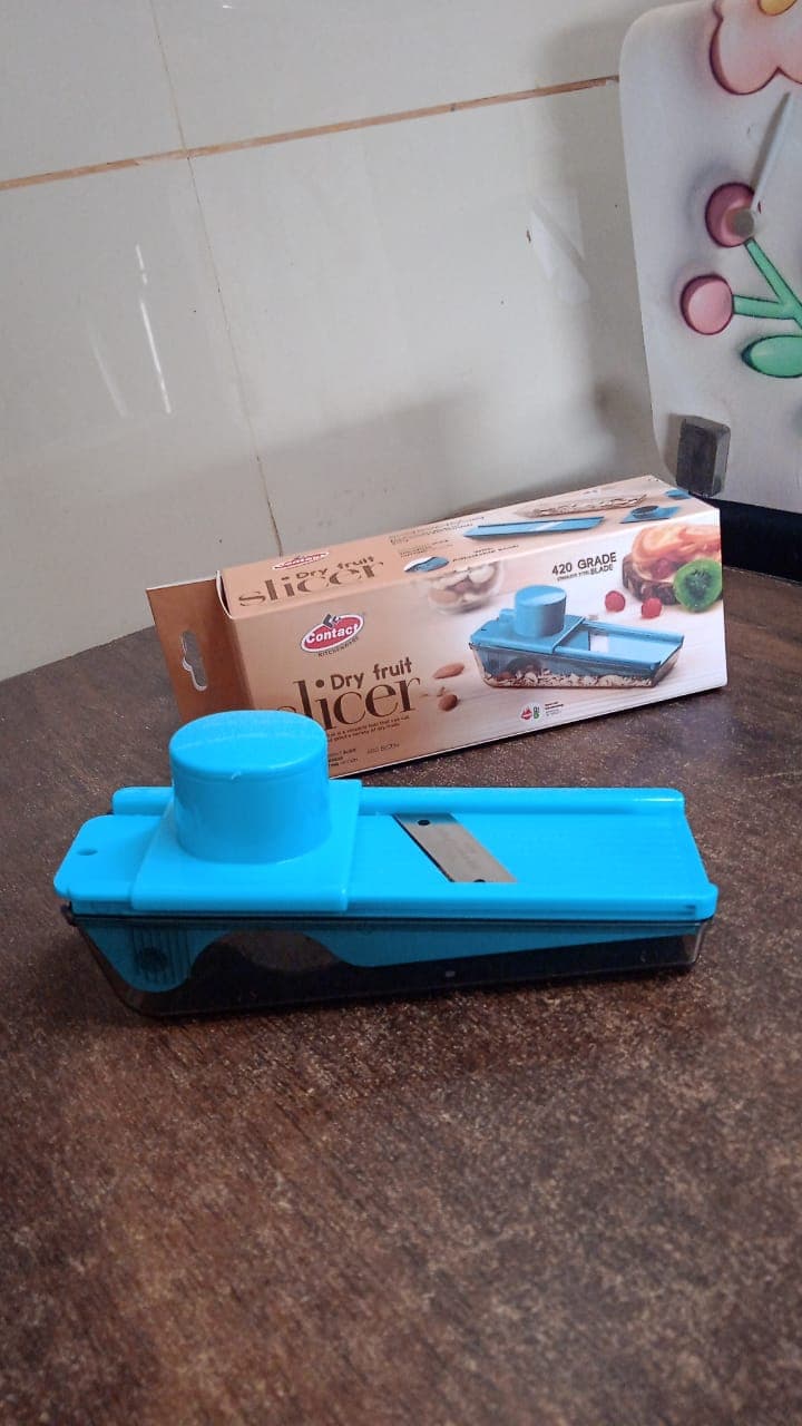 2-in-1 Multipurpose Vegetable & Dry Fruit Slicer (1 Pc) thumbnail 7