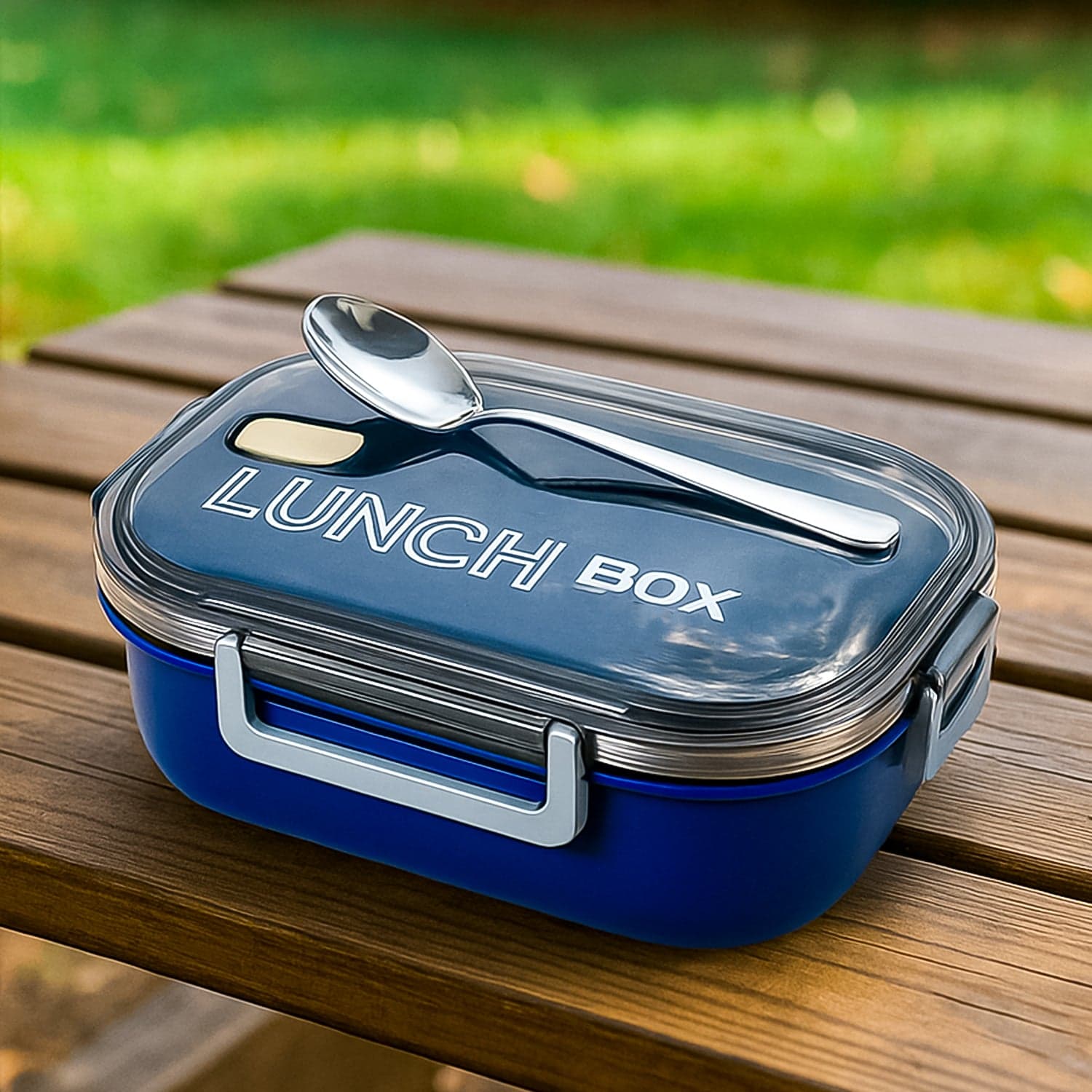 Home Chef Premium Airtight Steel Lunch Box thumbnail 2