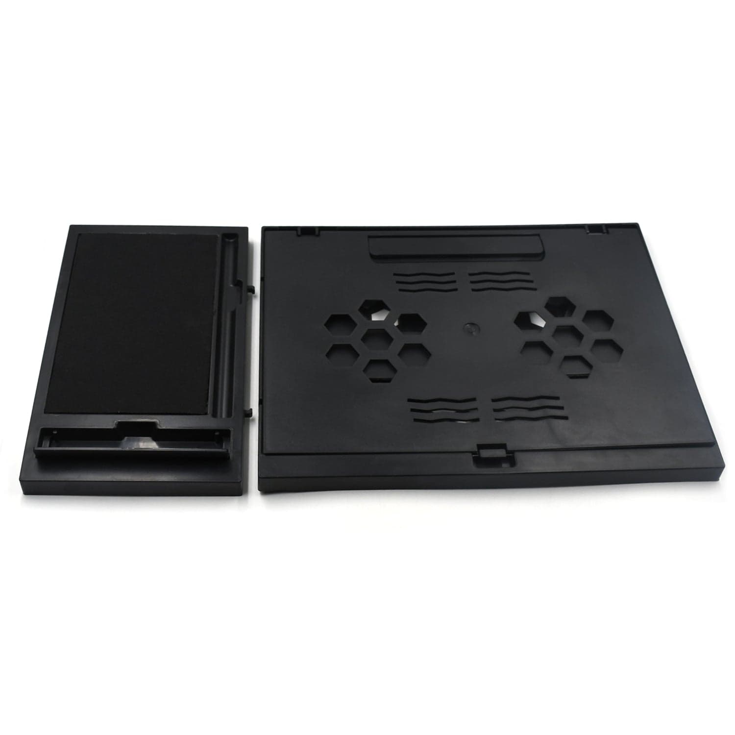Laptop Stand Suitable Portable Foldable Compatible with MacBook Notebook Tablet Tray Desk Table Book with Free Phone Stand thumbnail 4