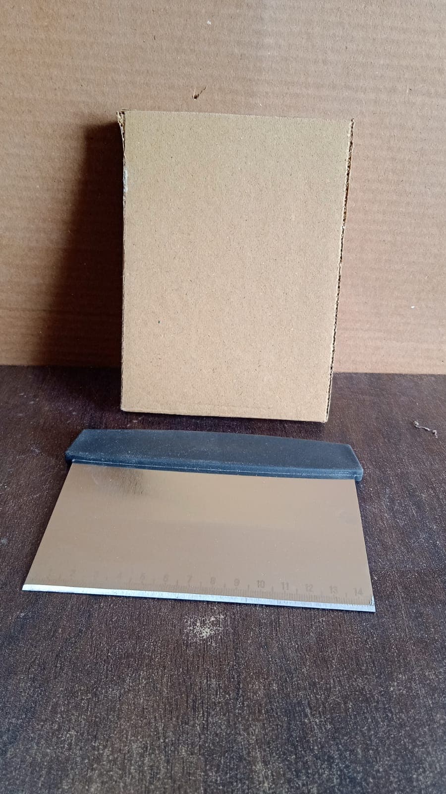 Premium Stainless Steel Dough Scraper 1 Pc thumbnail 6