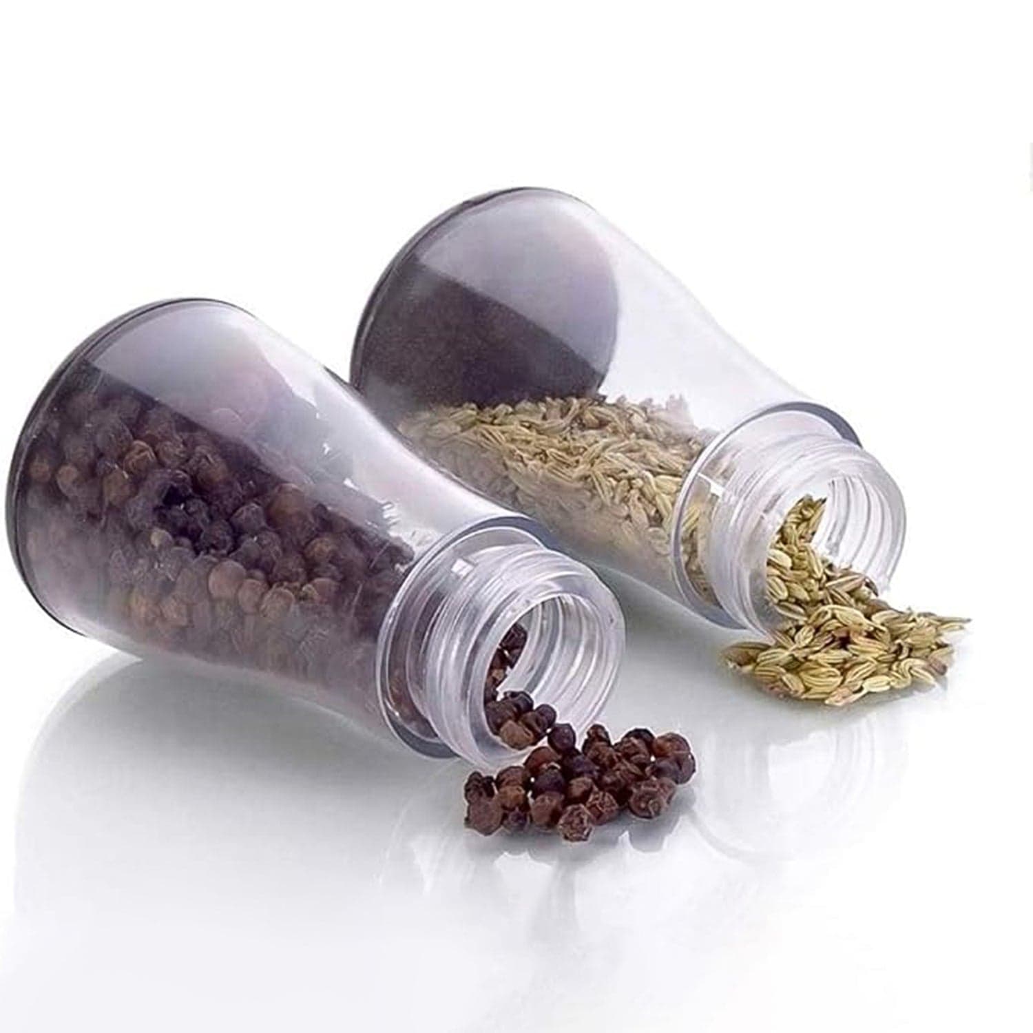 Plastic Spice Jar Set With Stand thumbnail 5