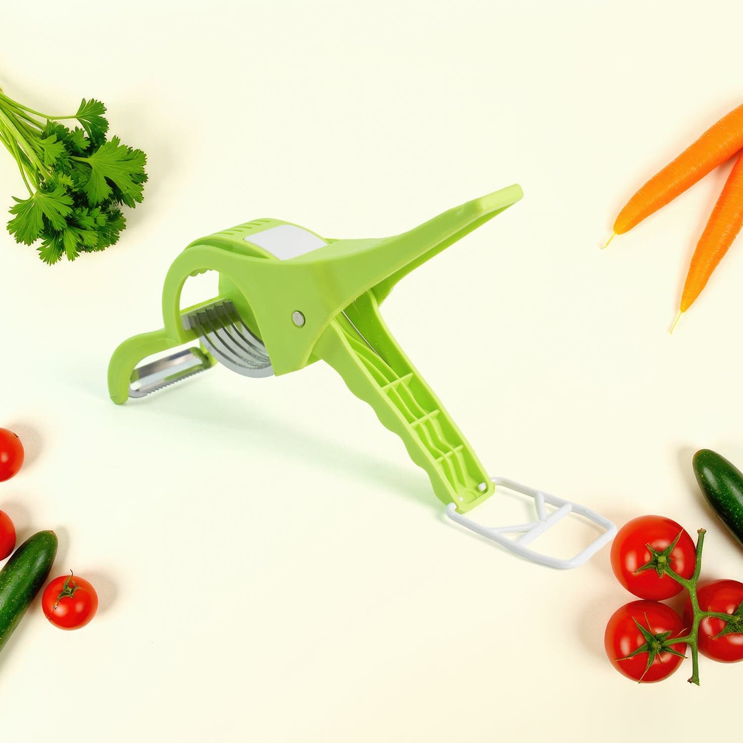 2 In 1 Vegetable Peeler And Slicer Tool thumbnail 2