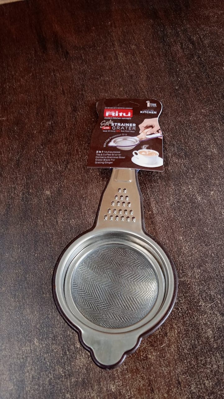 Heavy Duty Stainless Steel Fine Mesh Tea Strainer 1 Pc thumbnail 6