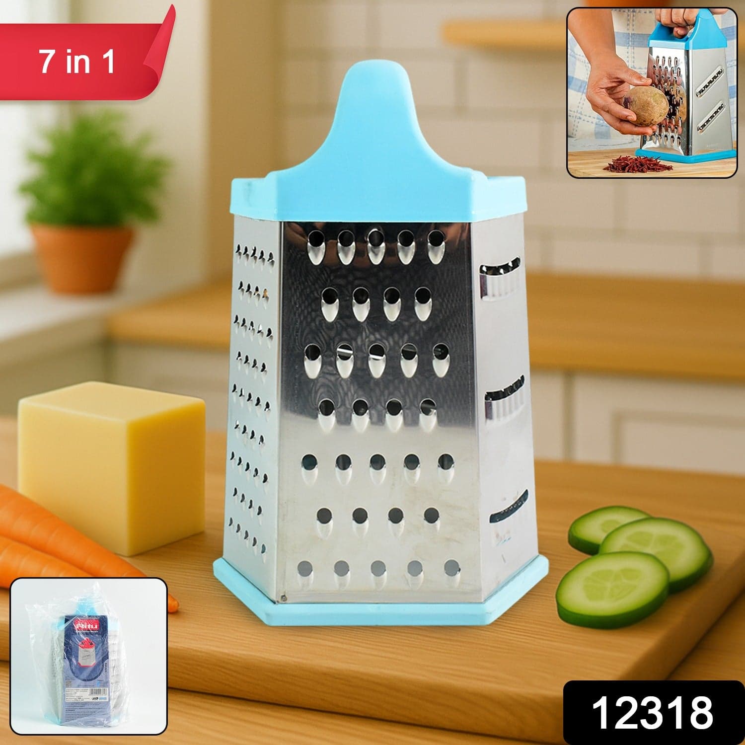Ritu 7In1 Multi Slicer N Grater J381 thumbnail 1