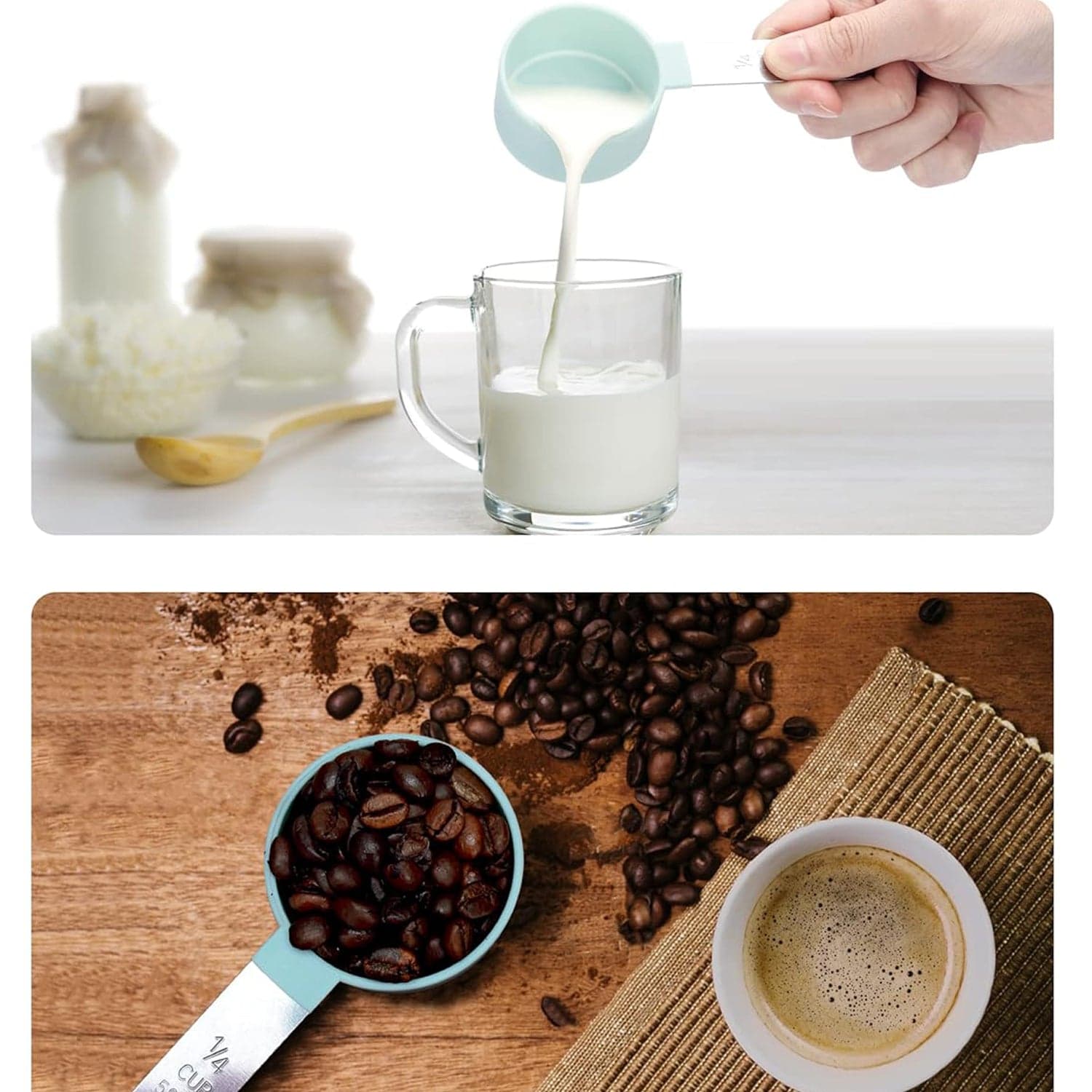 Measuring Cup Set With Stainless Steel Handles 4 Piece thumbnail 2