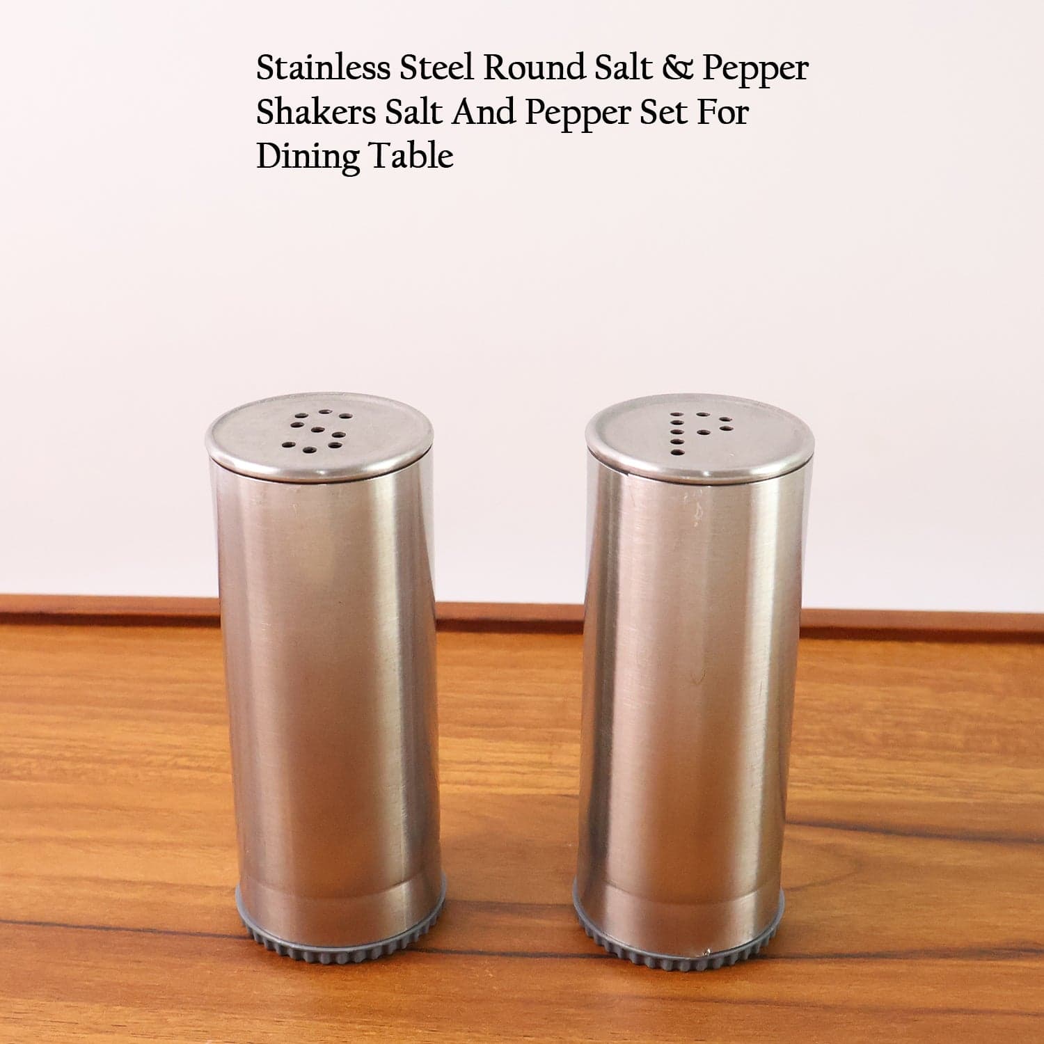 Stainless Steel Salt And Pepper Shaker Set 2 Pc thumbnail 6