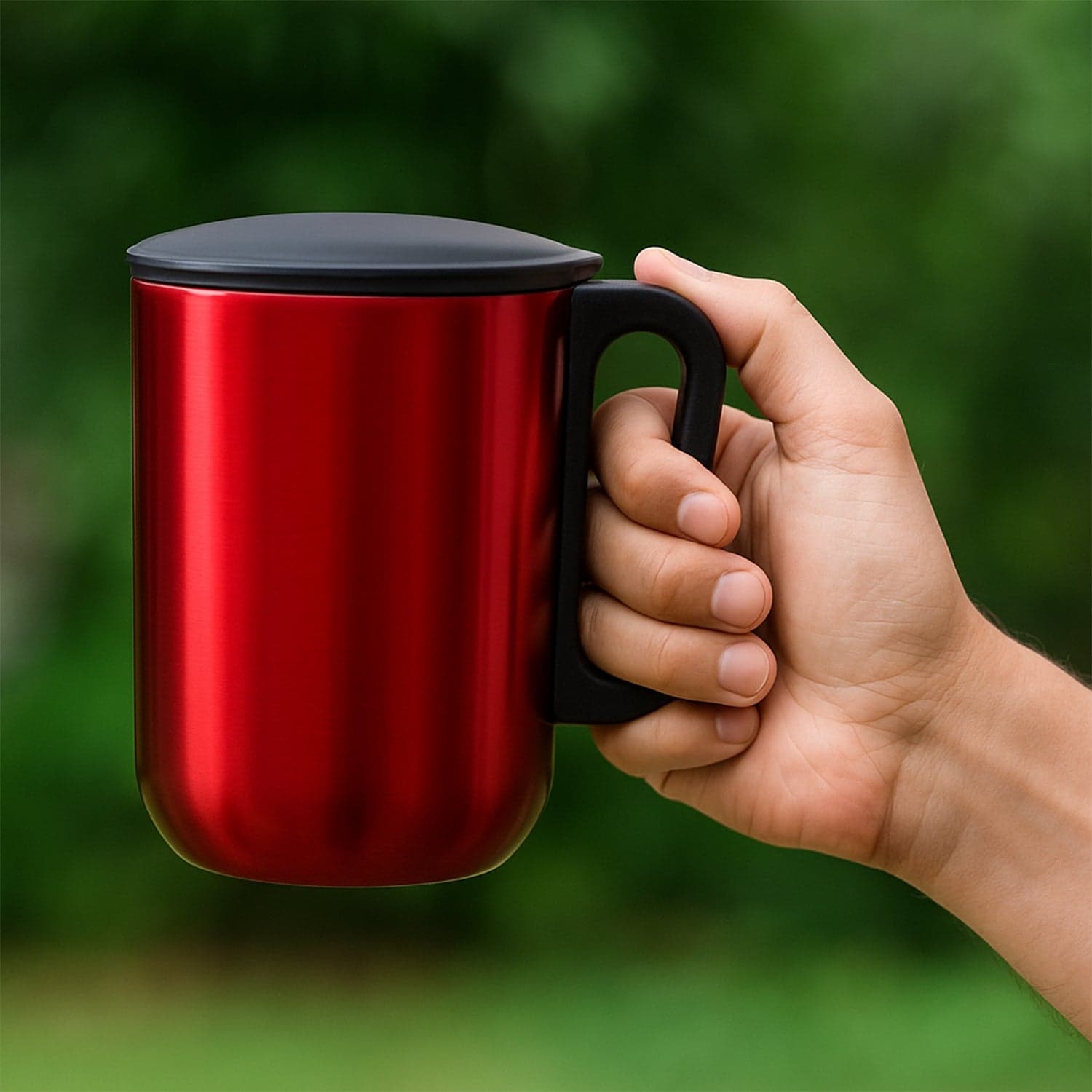 Stainless Steel Metallic Coffee Mug Approx 300Ml 1 Pc thumbnail 3