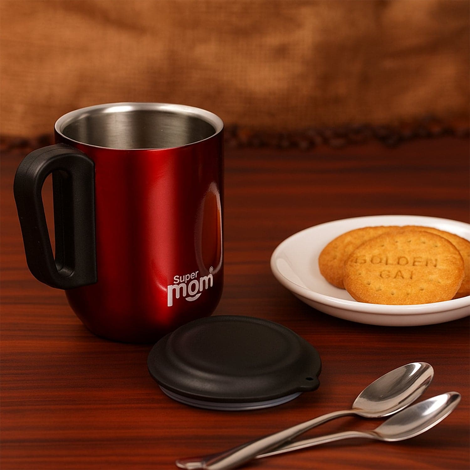 Stainless Steel Metallic Coffee Mug Approx 300Ml 1 Pc thumbnail 6