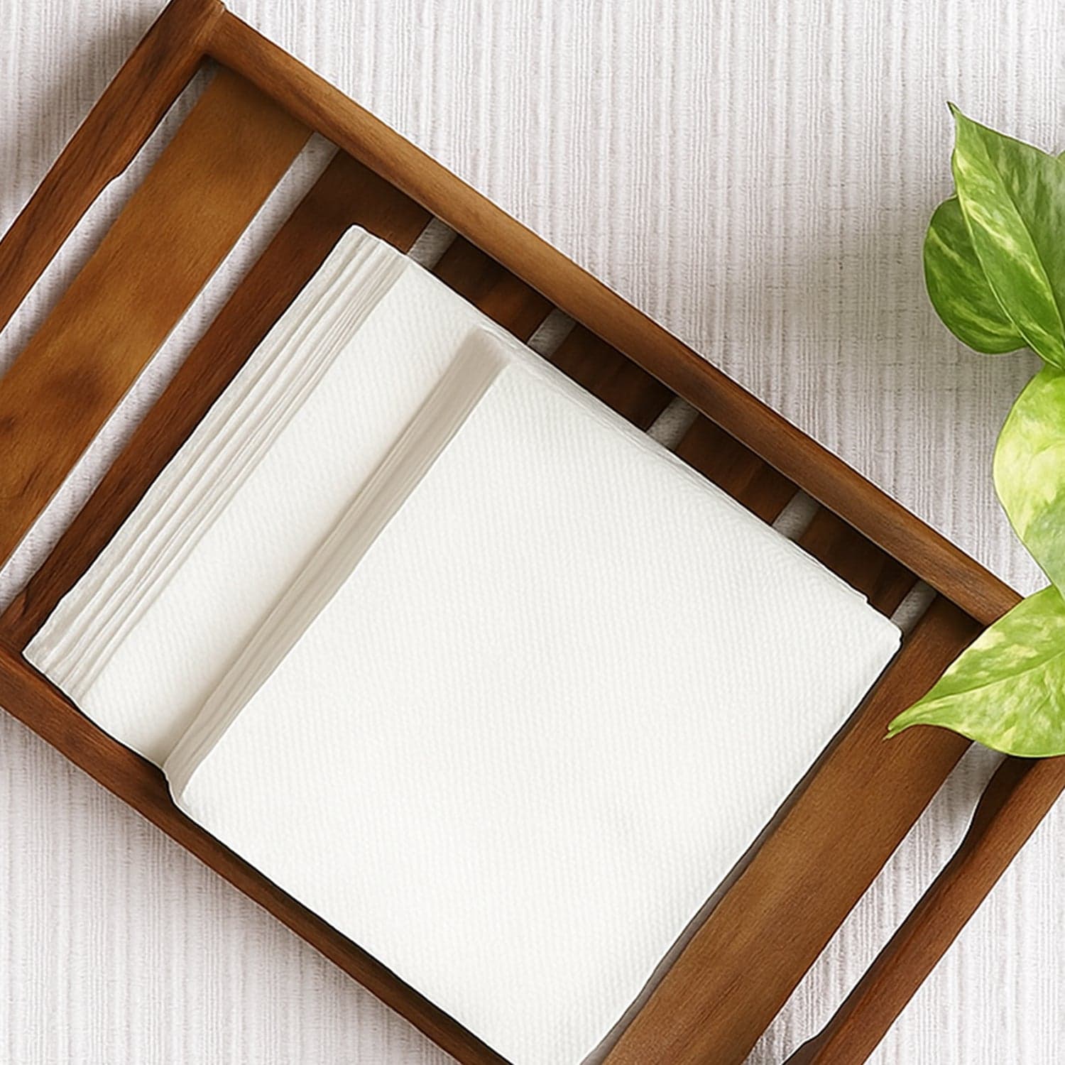 Soft Facial Tissue Paper Napkins Set 50 Pc thumbnail 2