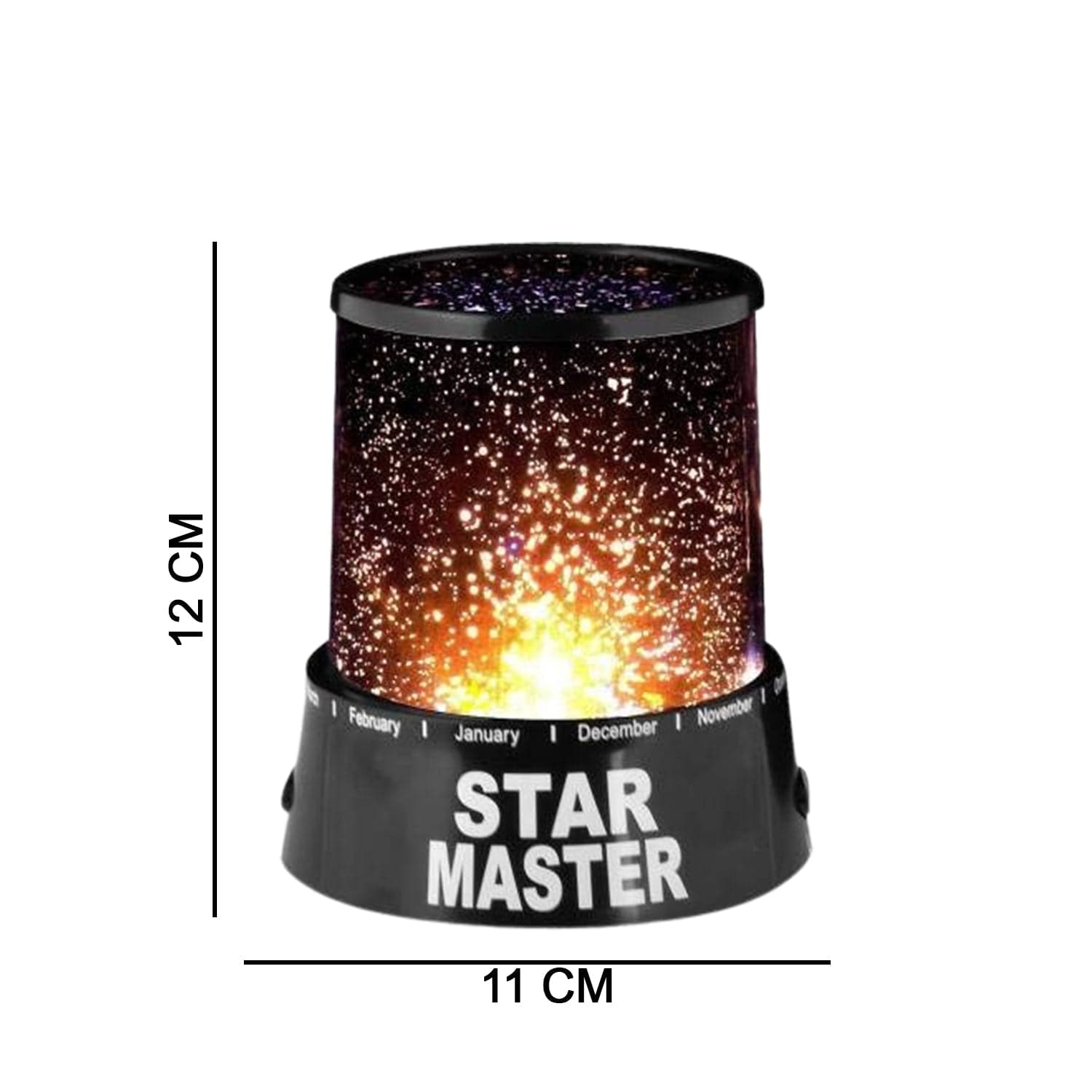 Star Night Light Projector Lighting USB Lamp Led Projection LED Night (Battery & Cable Not Included) thumbnail 5