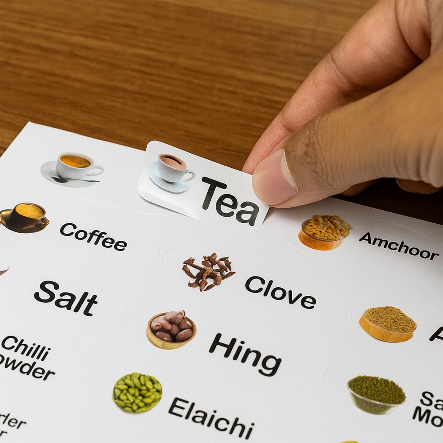 Kitchen Spice Jar Label Sticker Sheet 1 Sheet thumbnail 2