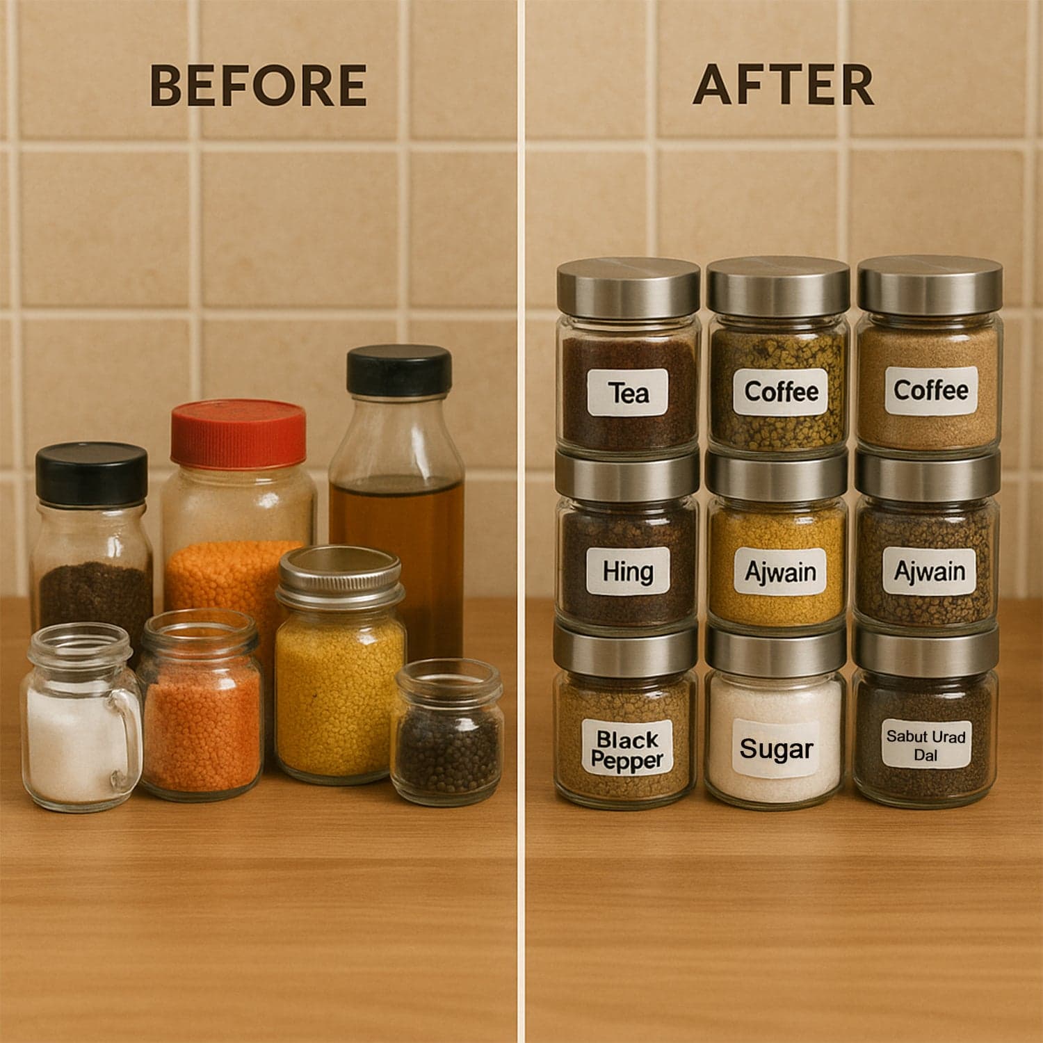 Kitchen Spice Jar Label Sticker Sheet 1 Sheet thumbnail 3