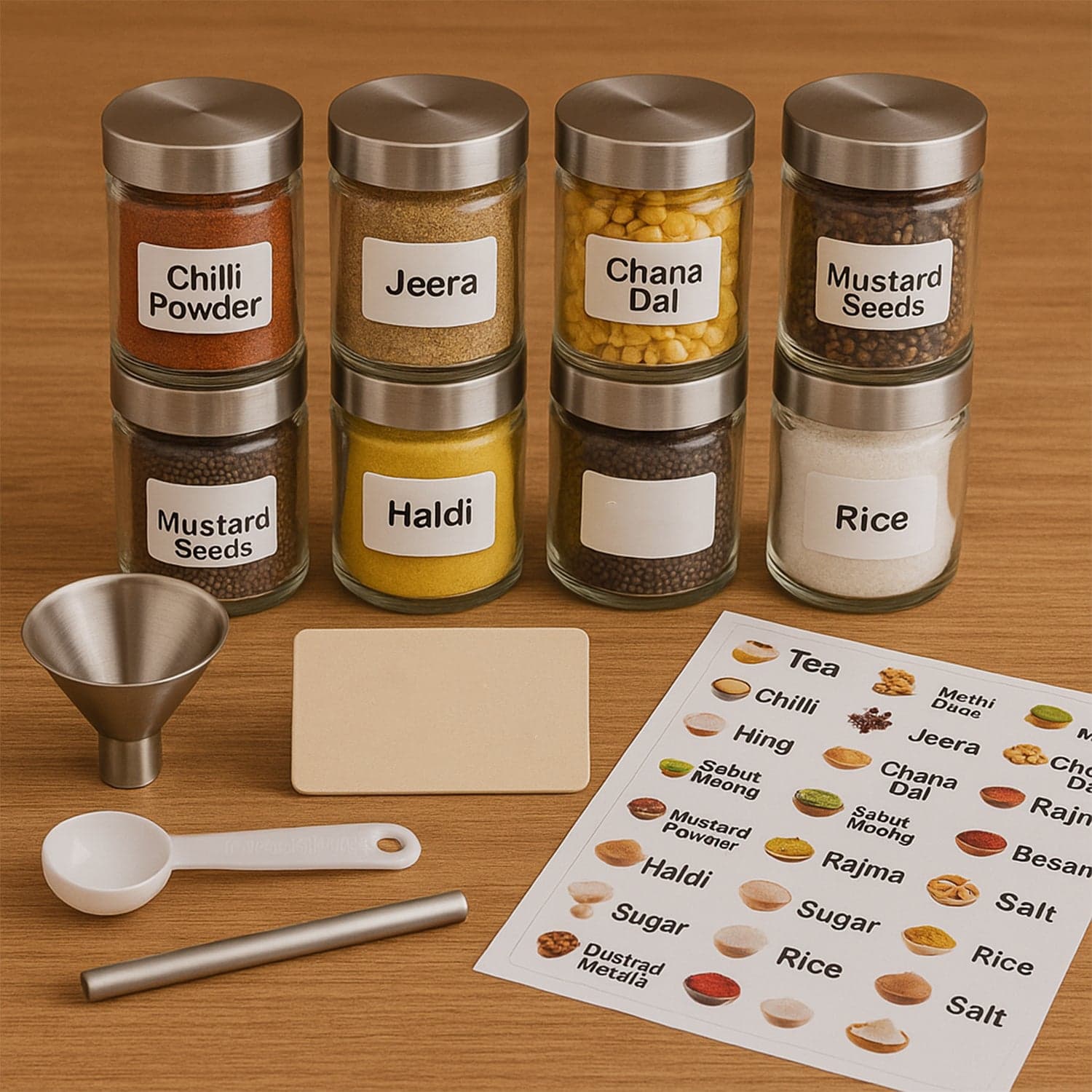 Kitchen Spice Jar Label Sticker Sheet 1 Sheet thumbnail 6