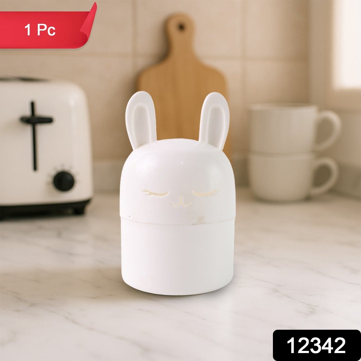Adorable Bunny Multipurpose Kitchen Storage Box1Pc thumbnail 1