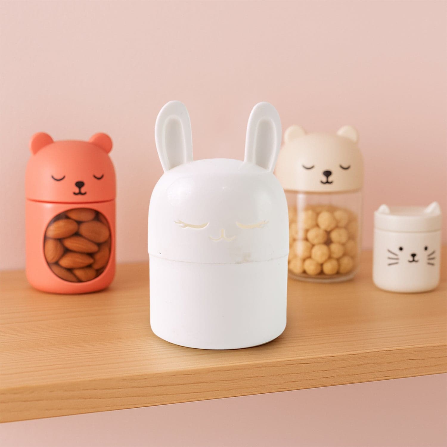 Adorable Bunny Multipurpose Kitchen Storage Box1Pc thumbnail 5