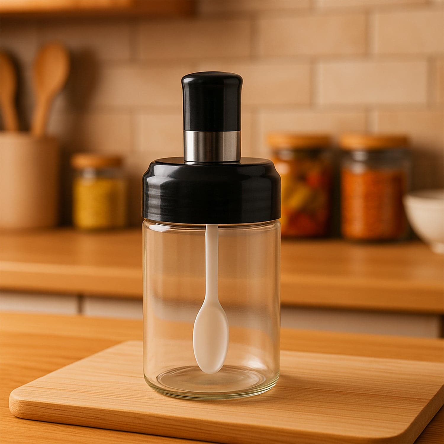 Glass Spice Jar 250Ml thumbnail 2