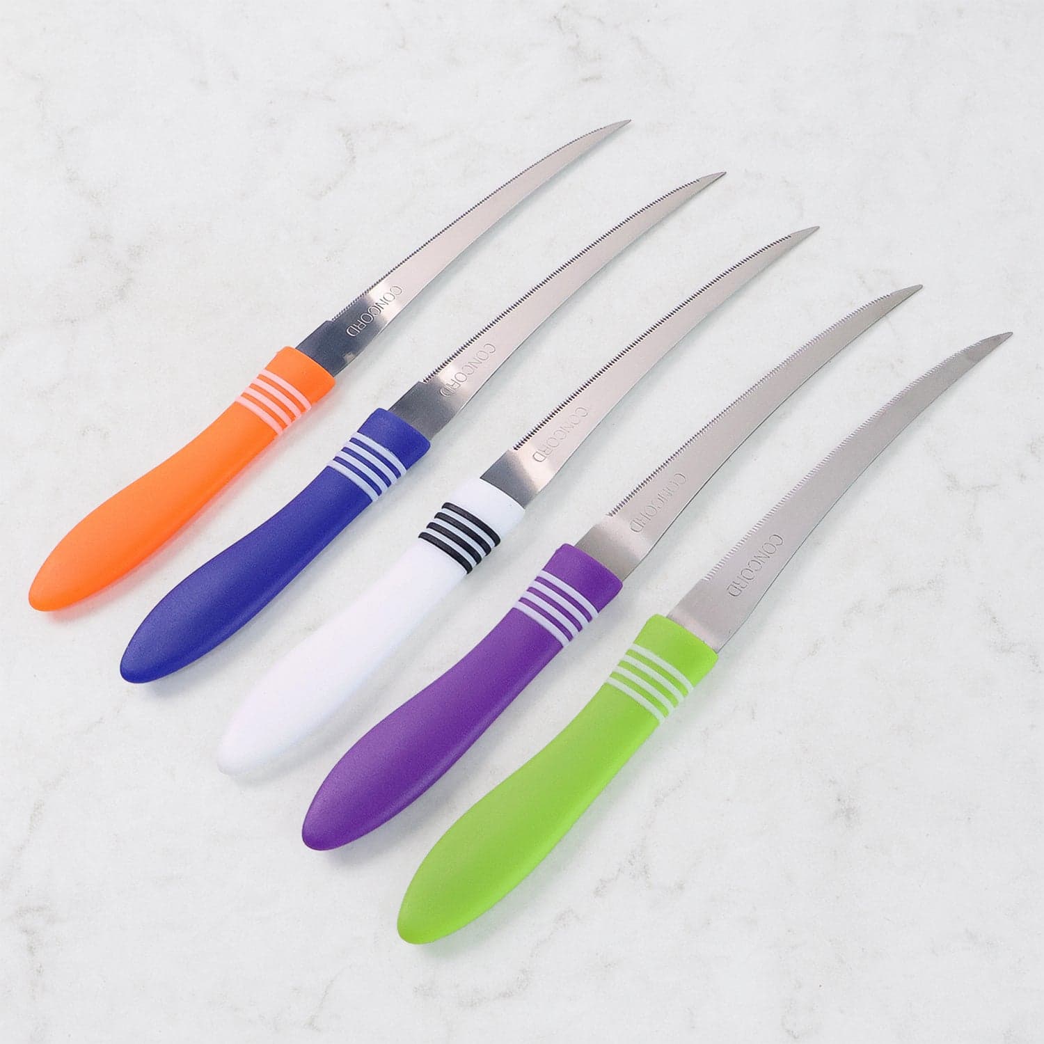 Stainless Steel Multipurpose Serrated Knife Set 12 Pc thumbnail 2