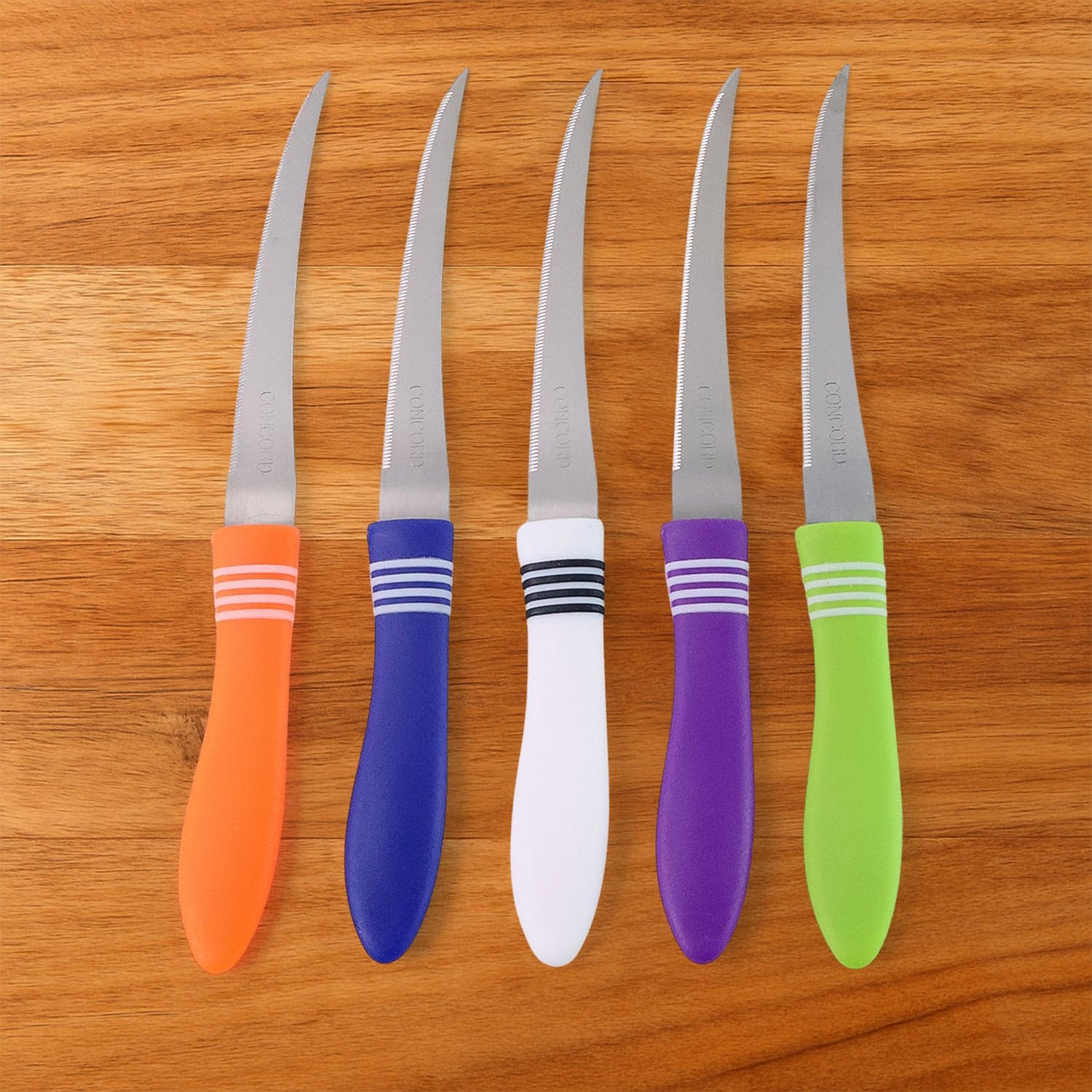 Stainless Steel Multipurpose Serrated Knife Set 12 Pc thumbnail 3