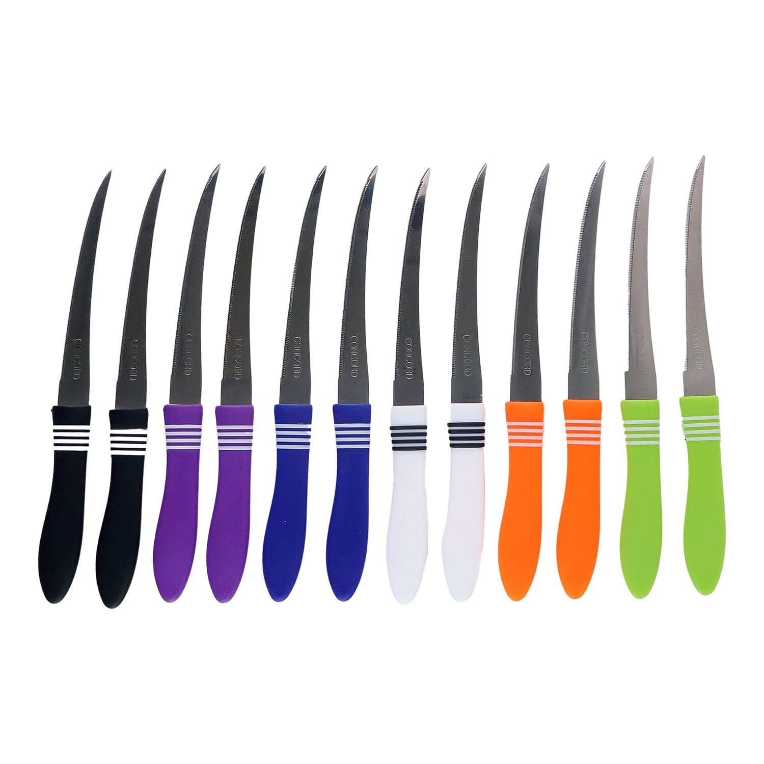 Stainless Steel Multipurpose Serrated Knife Set 12 Pc thumbnail 4
