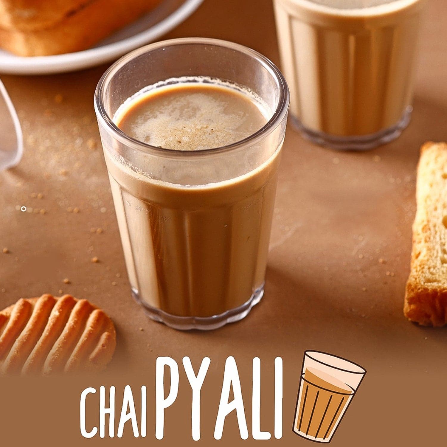 Supermom Traditional Cutting Chai Pyali Set 70Ml 6 Pc thumbnail 2