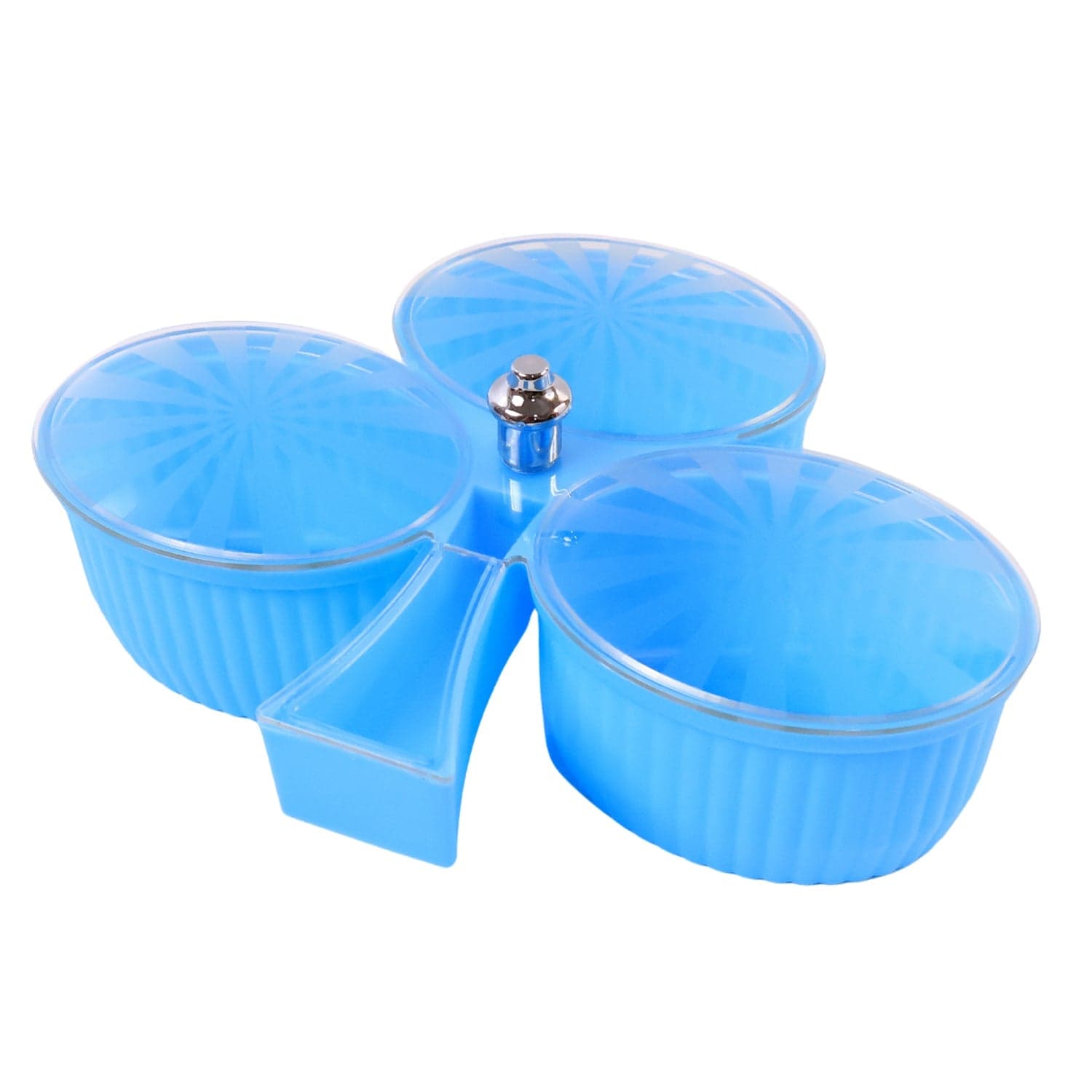 Premium 3 Compartment Revolving Dry Fruit Box 1 Pc thumbnail 4