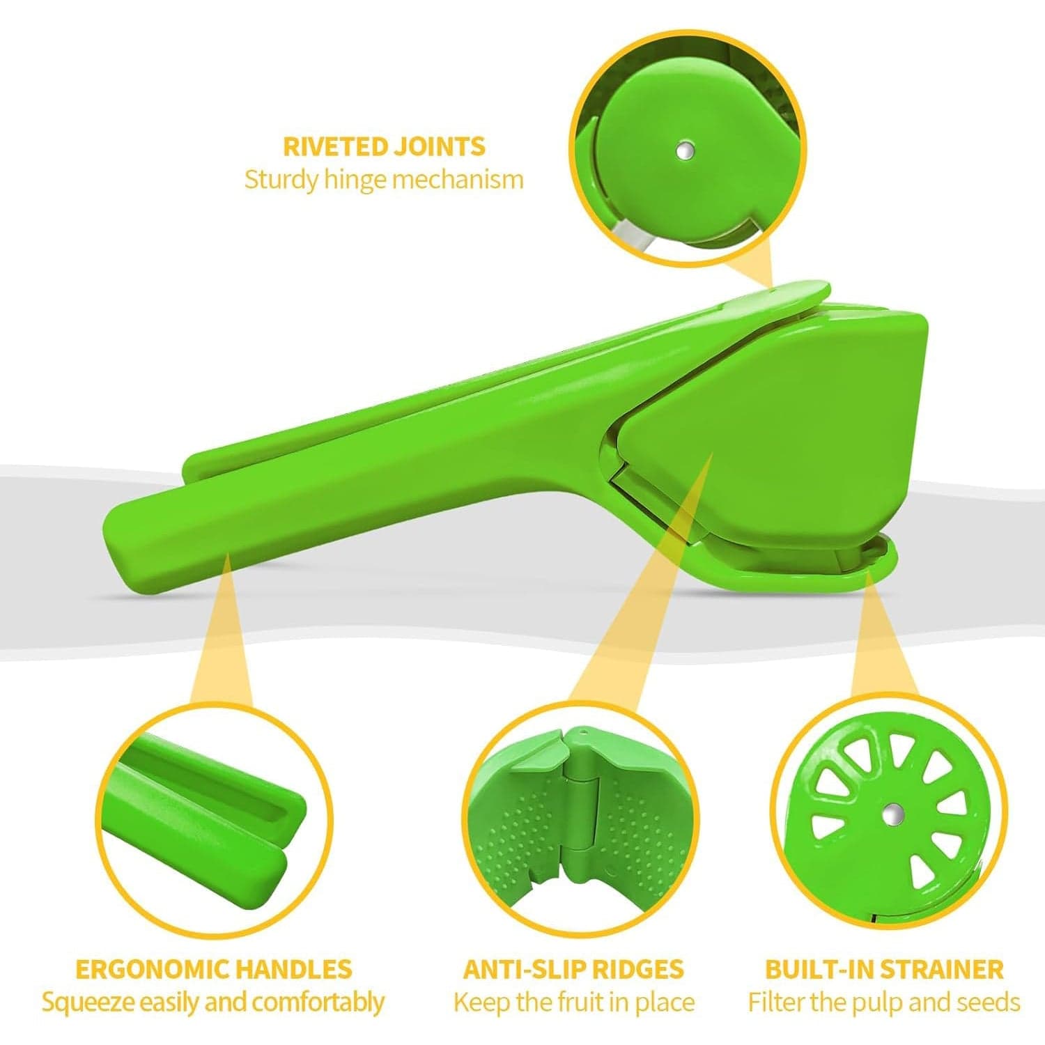 Plastic Manual Handheld Lemon Squeezer Juice 1 Pc thumbnail 2