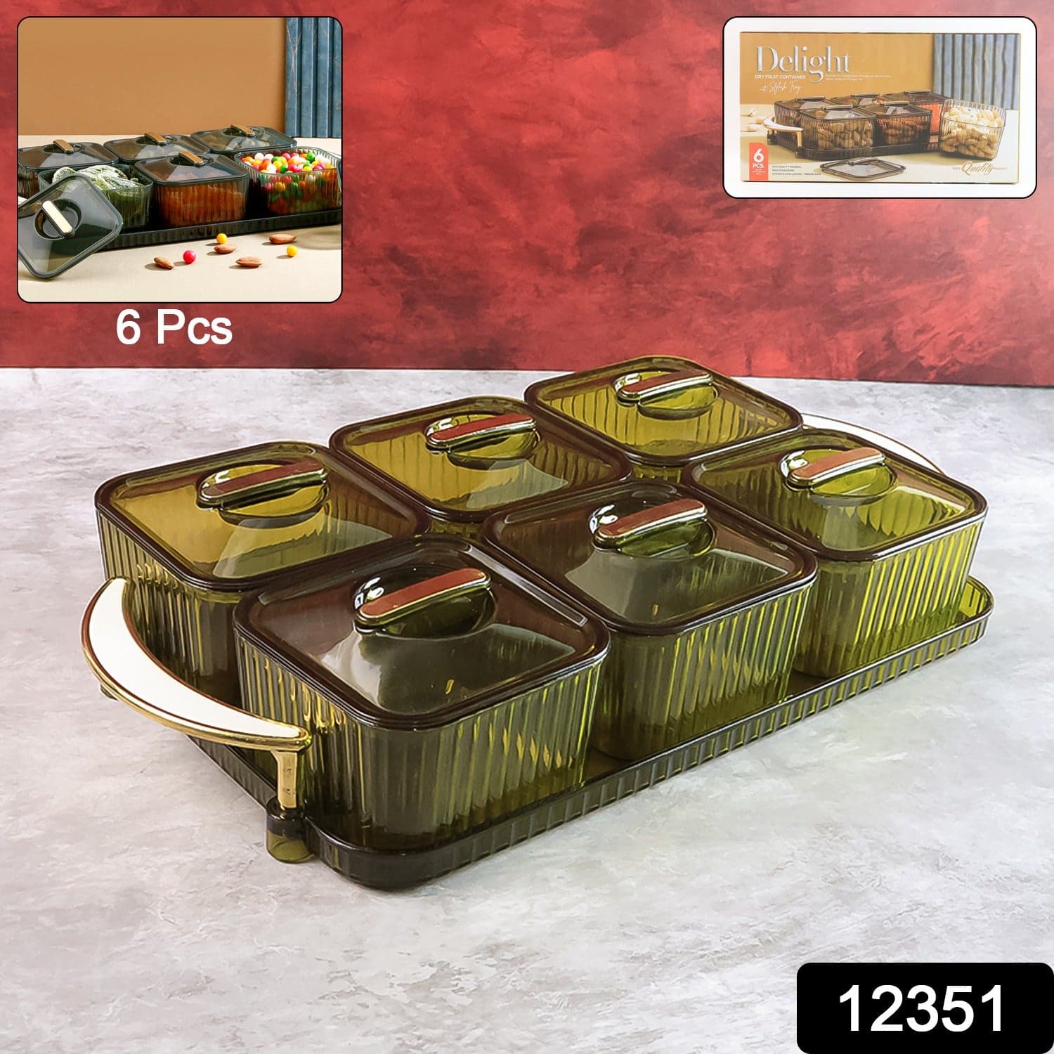 Liger Delight Dryfruit Box 6Pc thumbnail 1