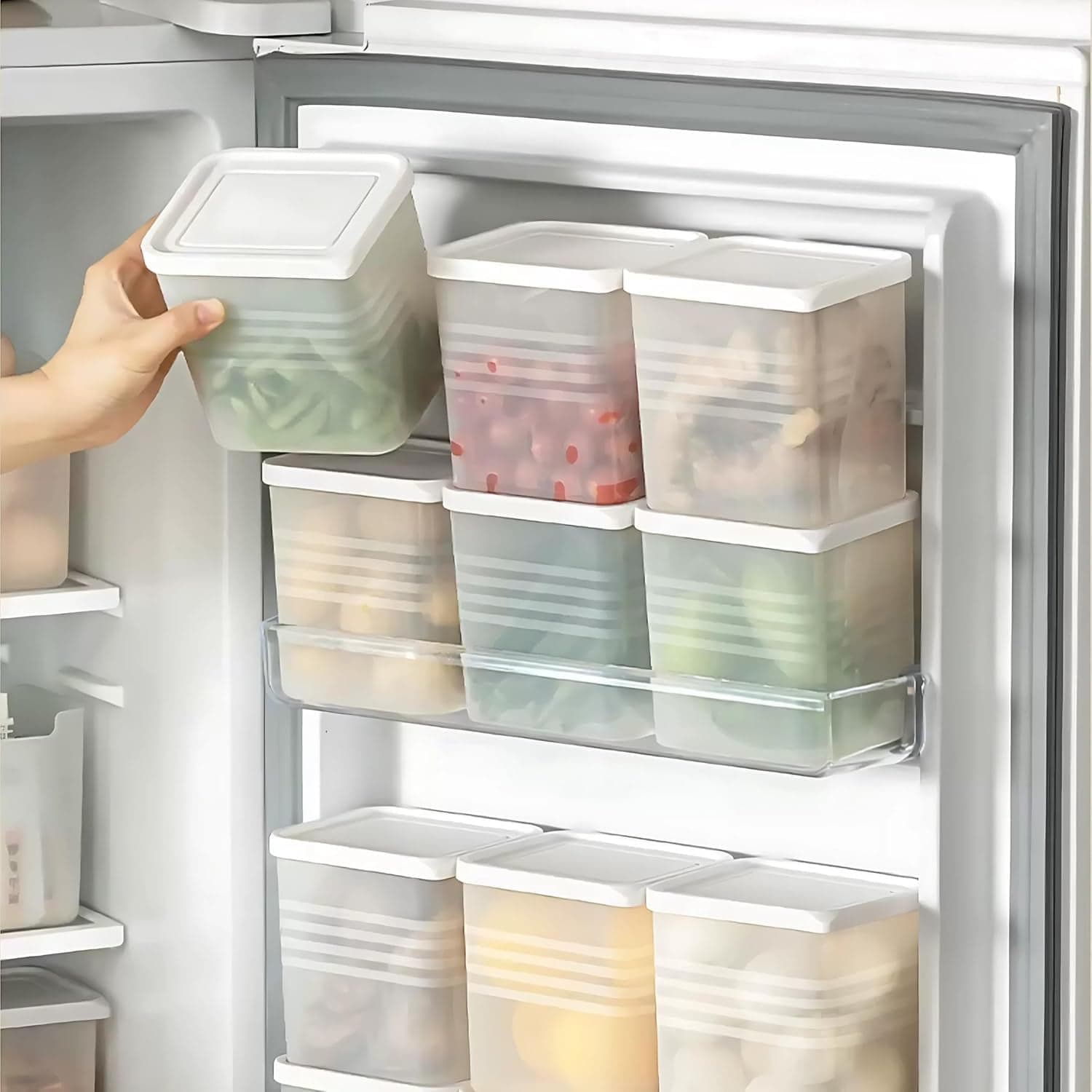 Trans Pla Food Storage Container 6Pc thumbnail 2