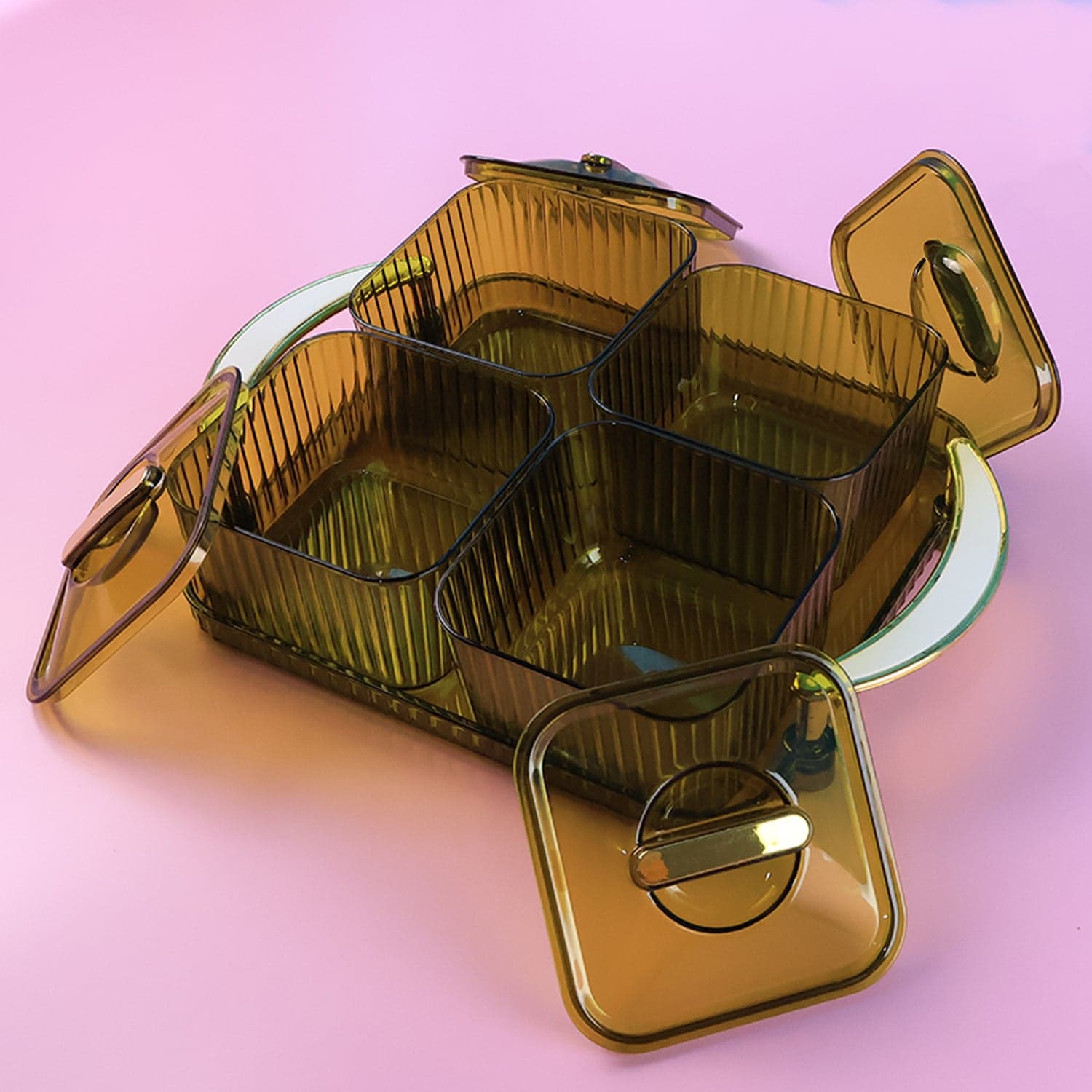 Luxury Delight 4 Piece Dryfruit Storage Box 1 Set thumbnail 3