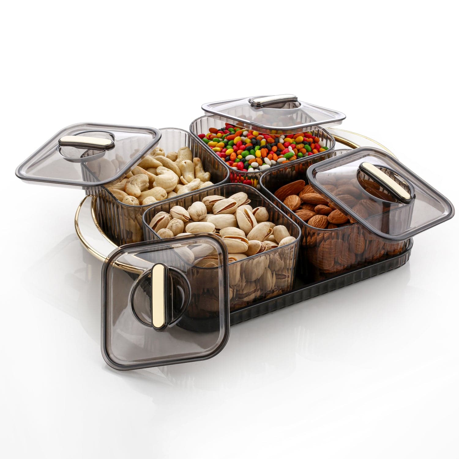 Luxury Delight 4 Piece Dryfruit Storage Box 1 Set thumbnail 4