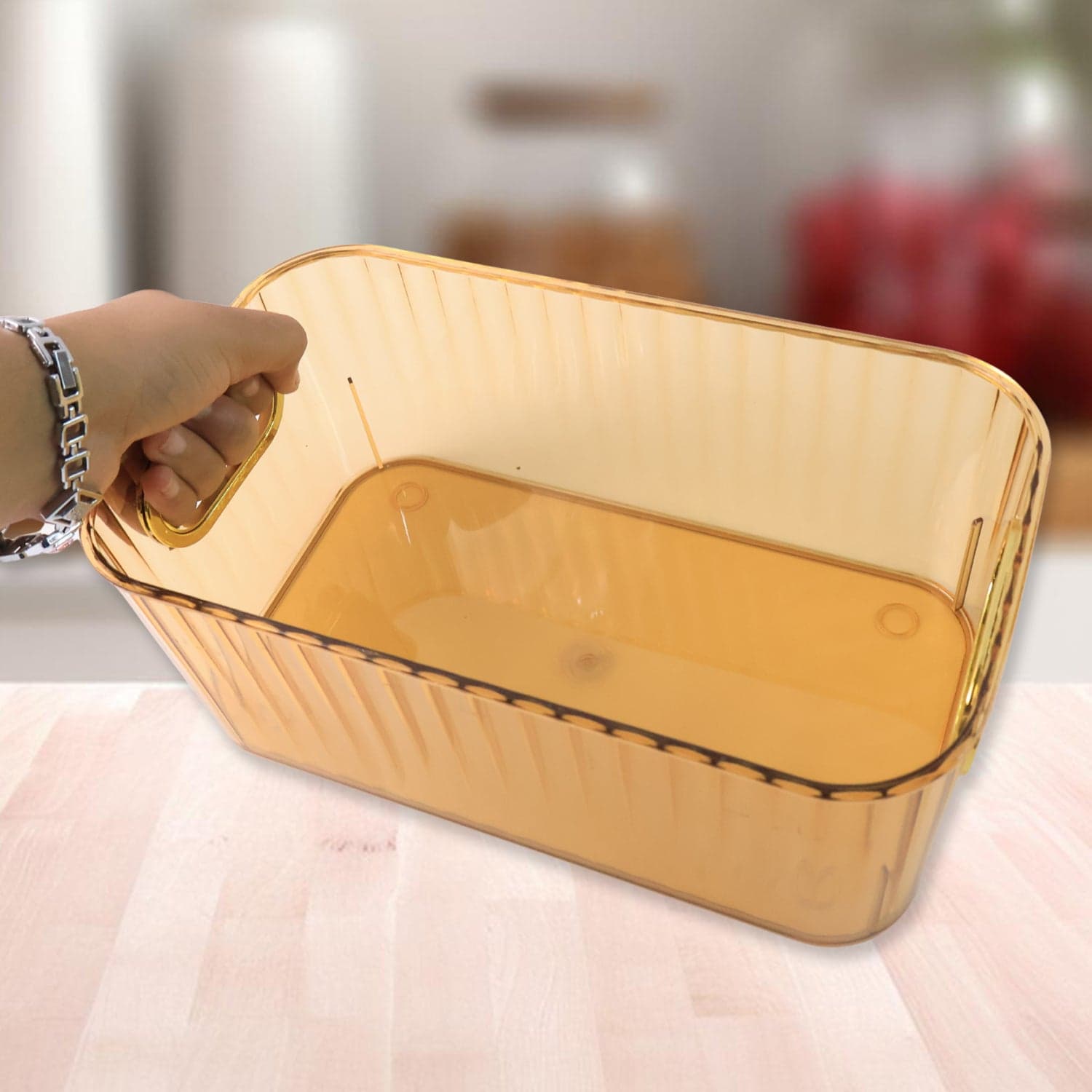 12355 Transparent Storage Basket 2Pc thumbnail 5