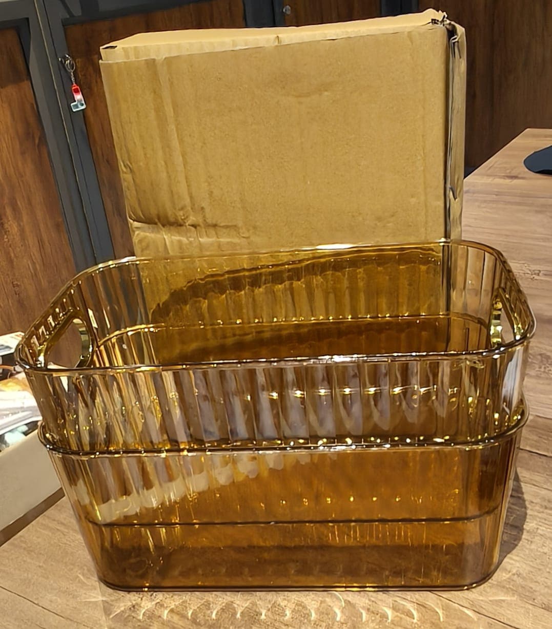 12355 Transparent Storage Basket 2Pc thumbnail 6