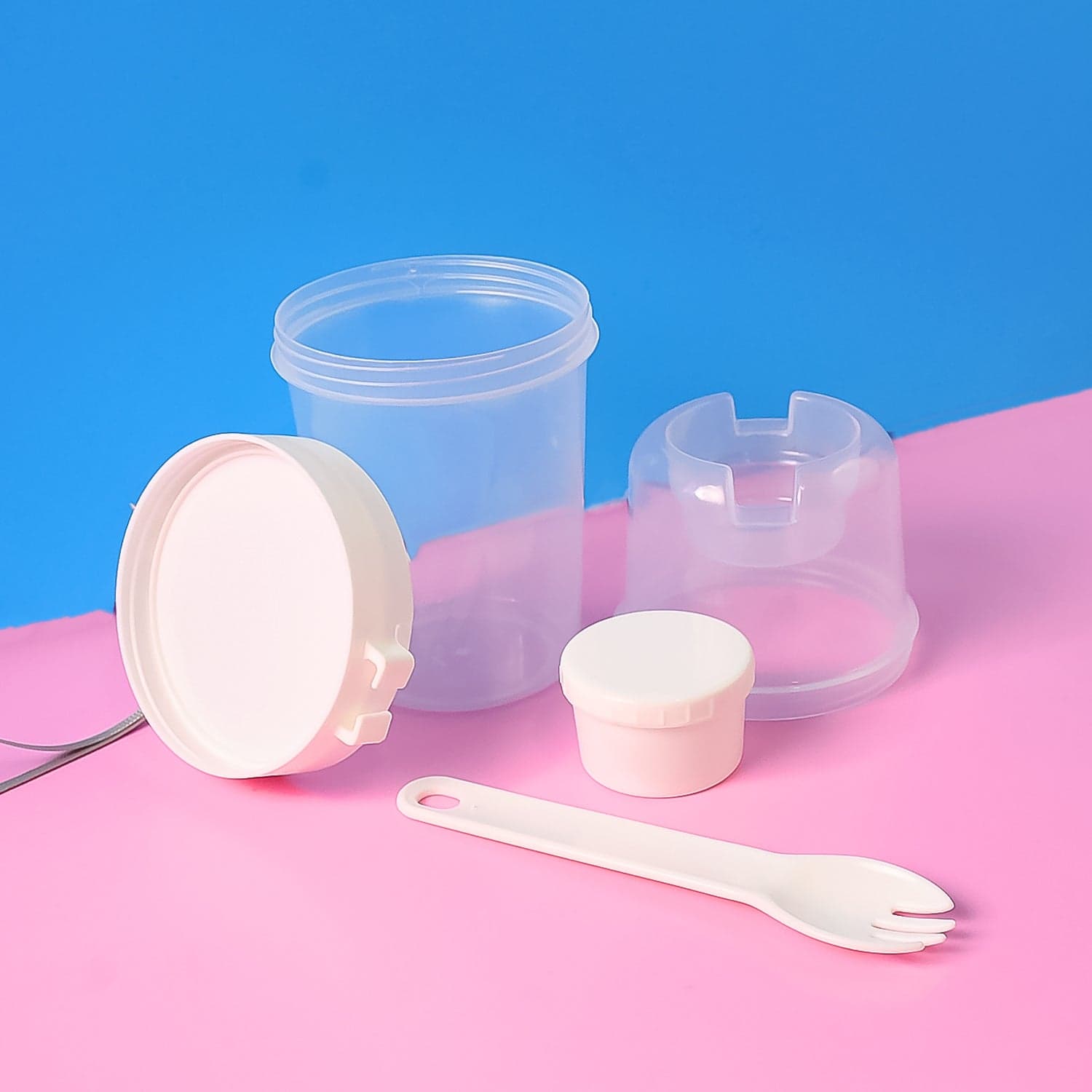 Salad Cup Lunch Container N Fork thumbnail 5