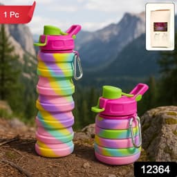 Colorful Collapsible Silicone Water Bottle 1 Pc
