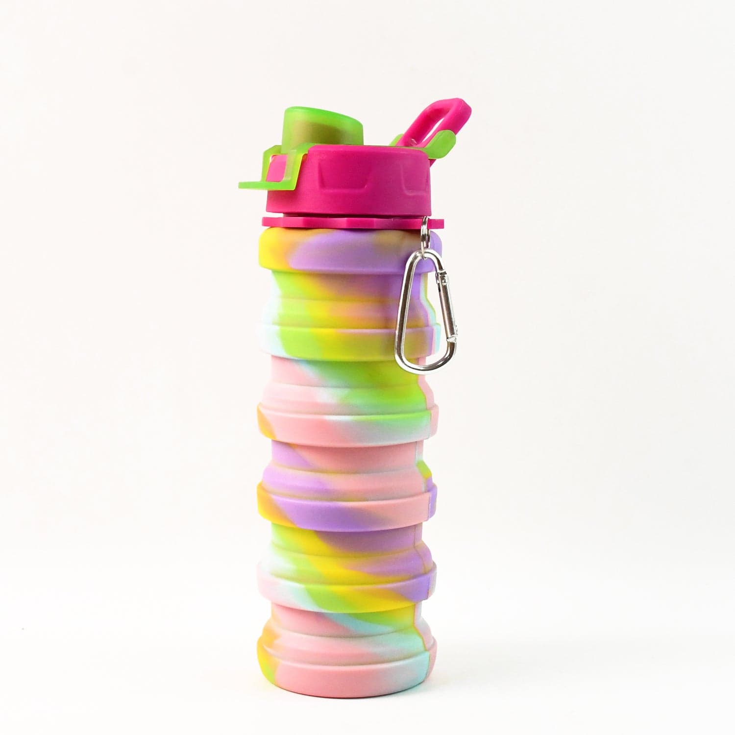 Colorful Collapsible Silicone Water Bottle 1 Pc thumbnail 4