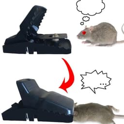 Mouse Trap Cage with Dummy Mouse of Reusable Pest Control for Home & Office (1 Pc)