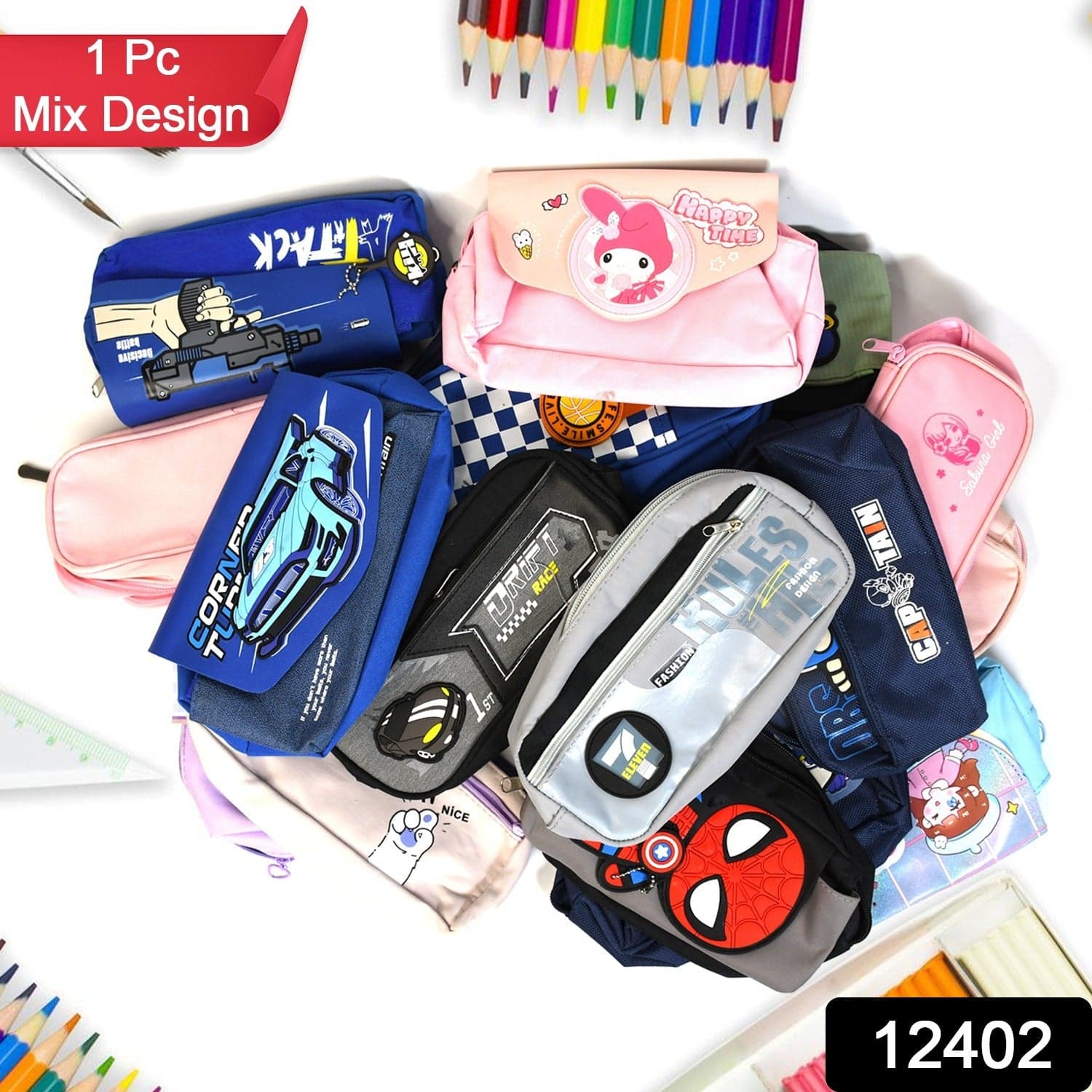Mix Design Pouch of Stylish and Versatile Storage Bag (1pc) thumbnail 3