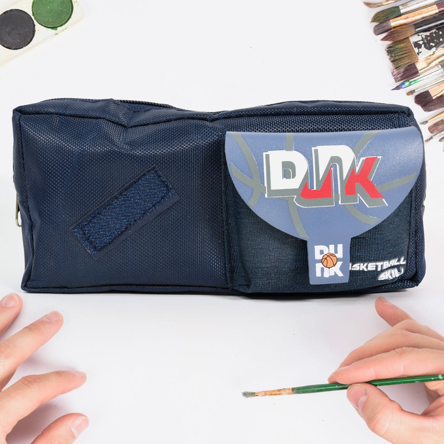 Pencil Pouch With Zipper, Students Pencil Case Large Capacity, Makeup Pouch, Stationery Bag (1 Pc) thumbnail 4