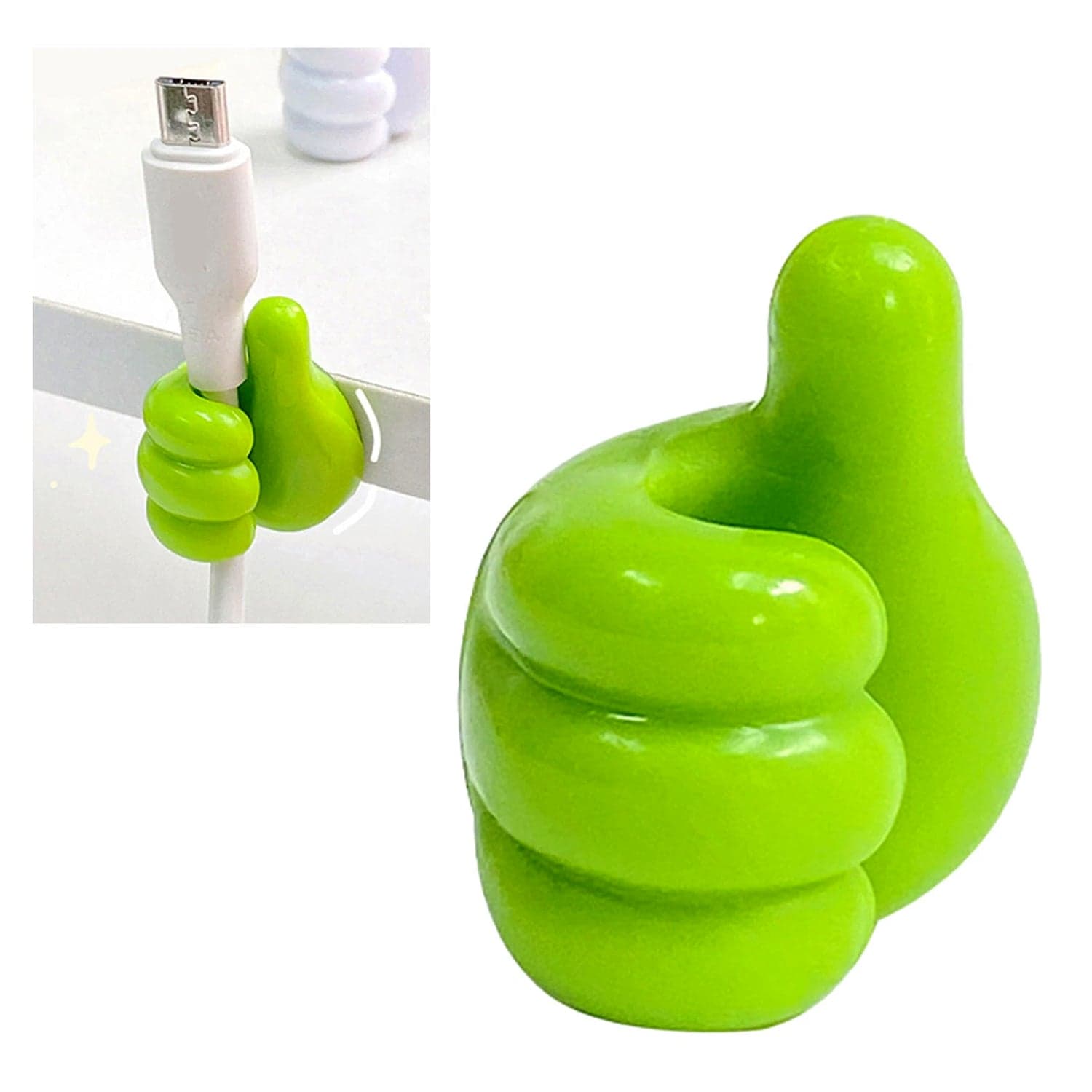 12442 Green Thumb Shape Wireholder 1Pc thumbnail 5