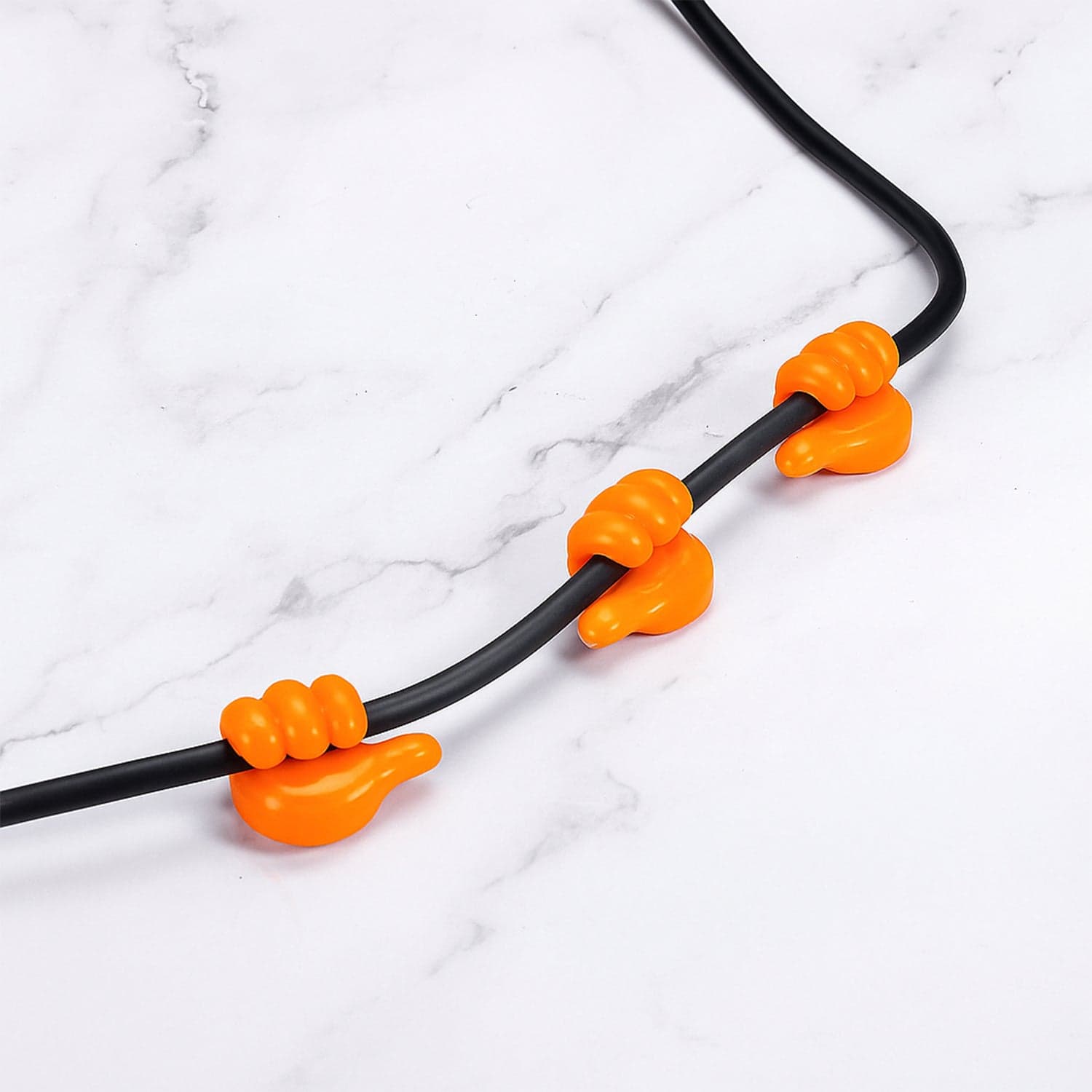 12443 Orange Thumb Shape Wireholder 1Pc thumbnail 6