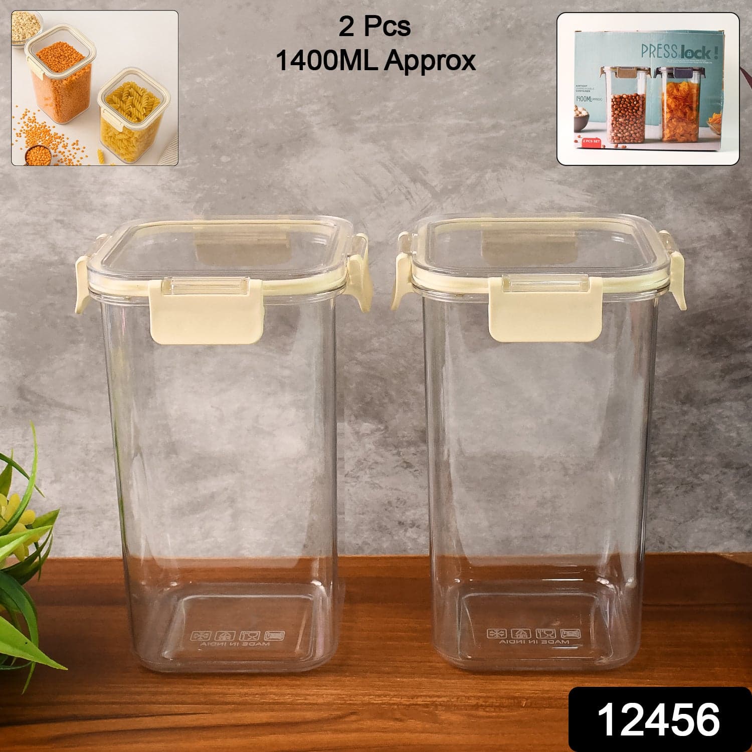 Apex Press N Lock Containers 2Pc 1400Ml thumbnail 1