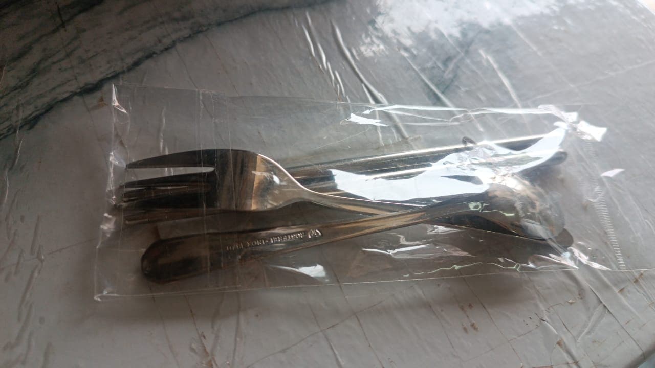Ss Spoon Fork Pair Of Chopsticks Set thumbnail 6