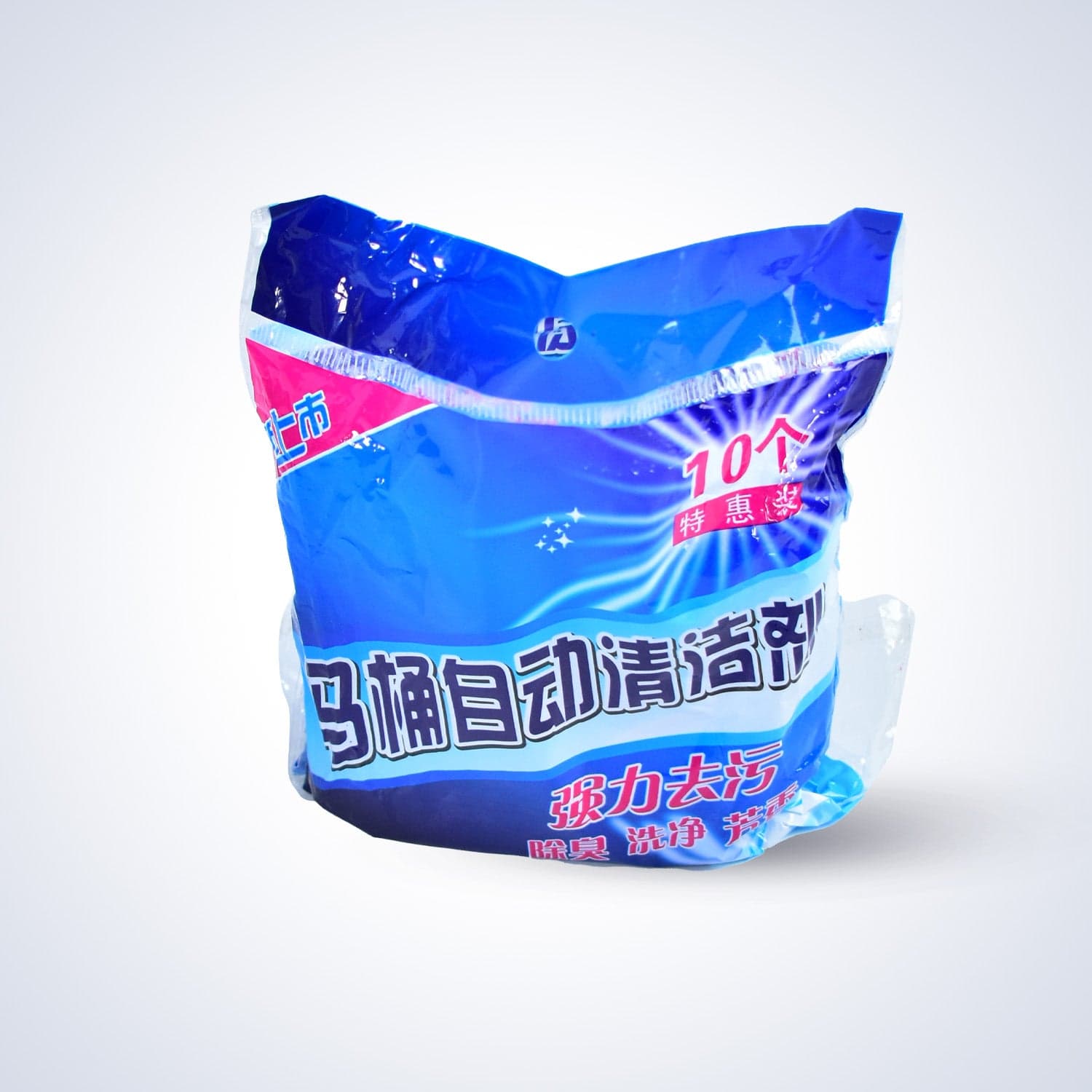 Blue Bubble Toilet Bowl Cleaner of Powerful Decontamination for a Fresh & Durable Bathroom (10pc) thumbnail 4