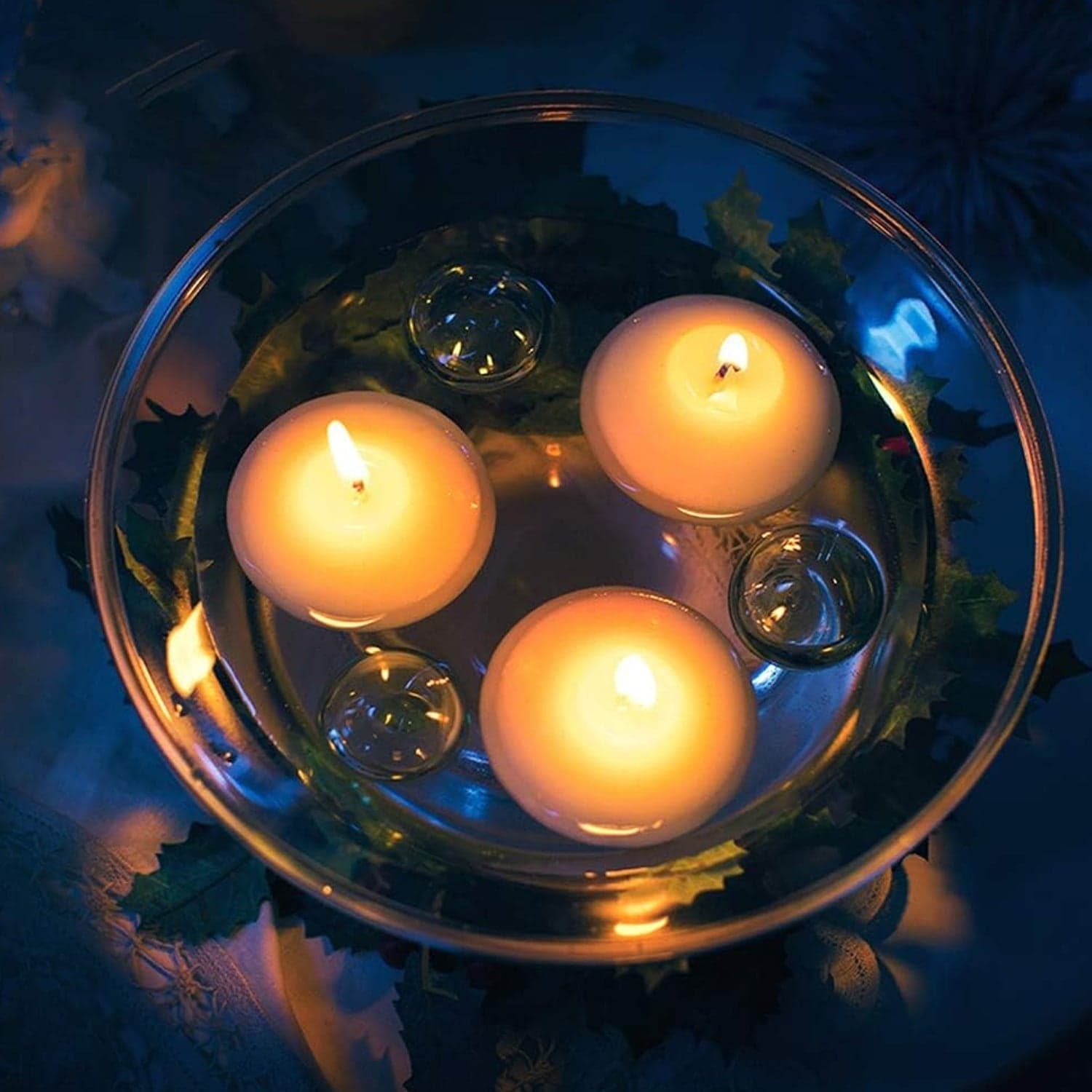 Floating Candle Holder (1 Pc): Romantic Ambiance, Table Decor, Diwali thumbnail 6